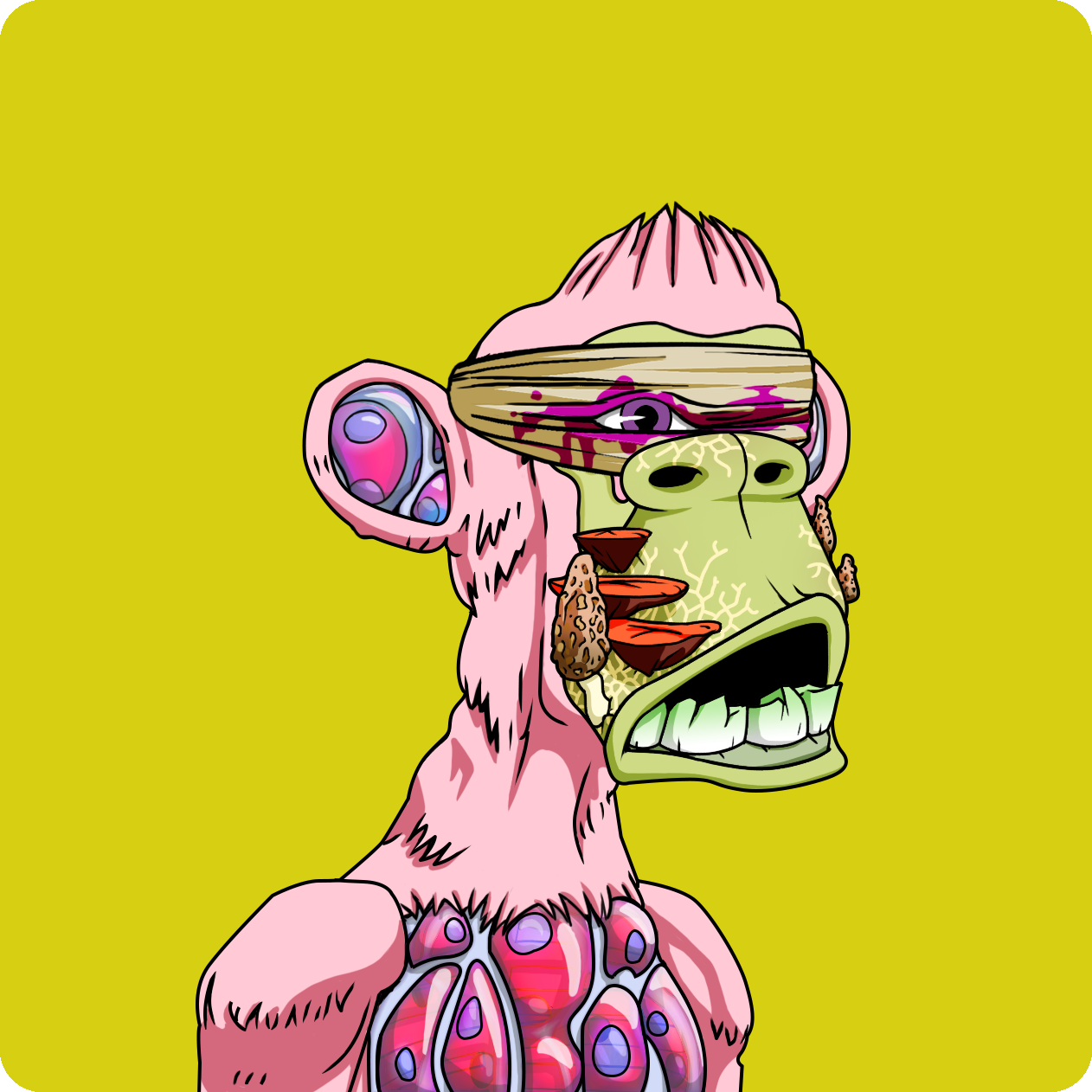 Yuga Labs - Mutant Ape Yacht Club - NFT # 4821