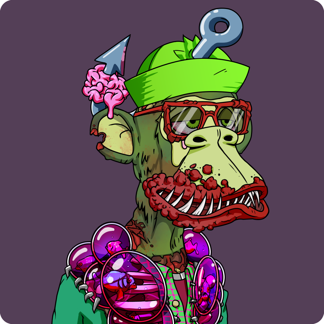 Yuga Labs - Mutant Ape Yacht Club - NFT # 2833