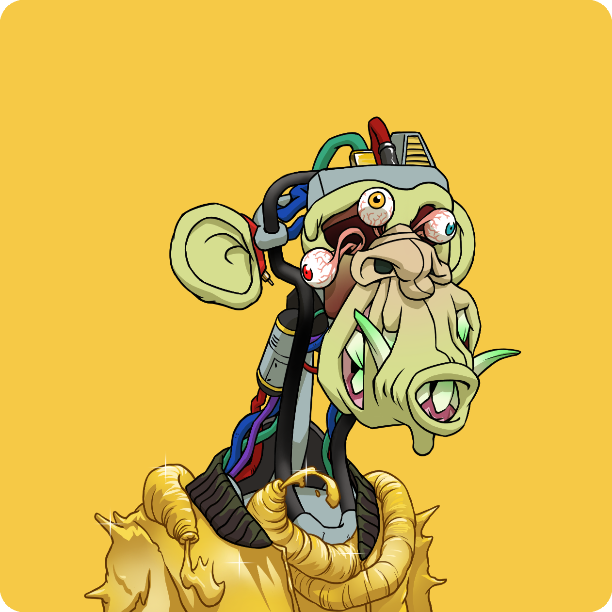 Yuga Labs - Mutant Ape Yacht Club - NFT # 17351