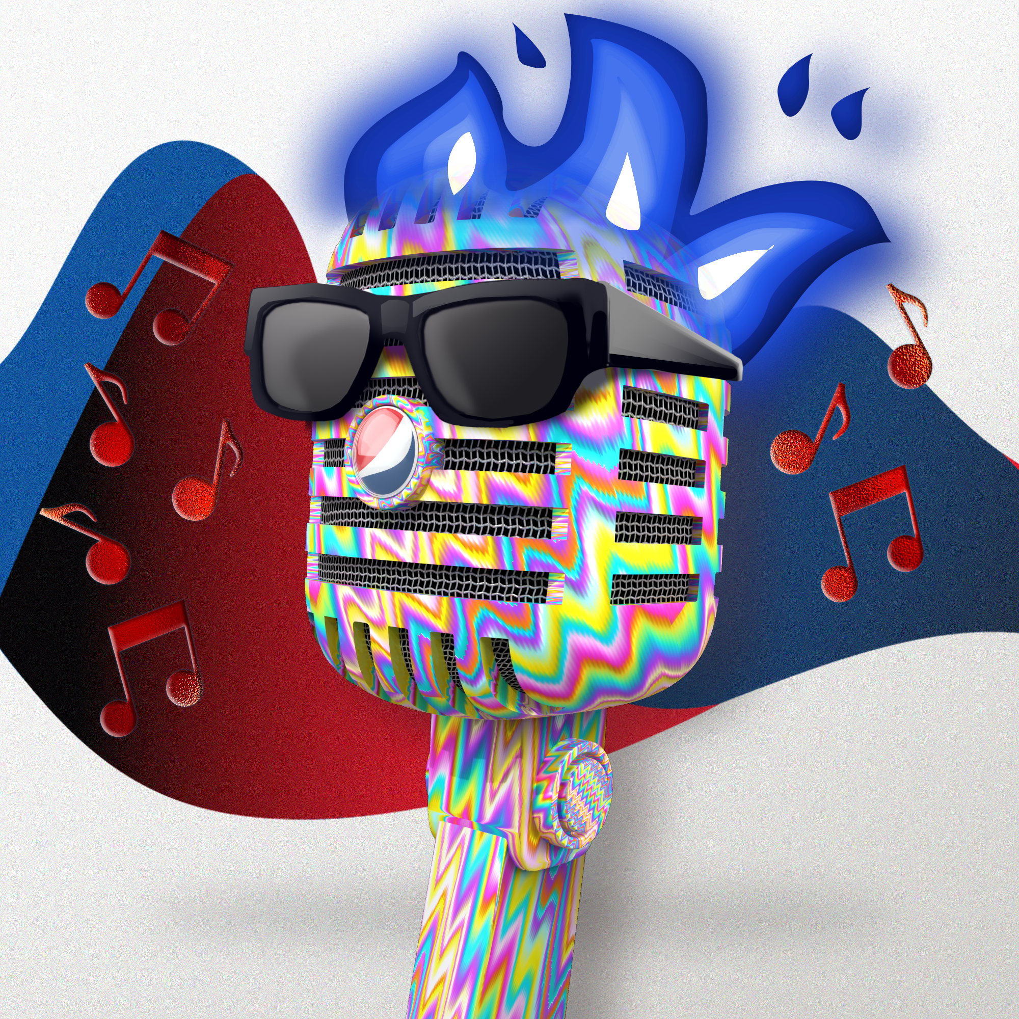 PepsiCo. - Pepsi Mic Drop - Pepsi Mic Drop #1145 - NFT # 1145