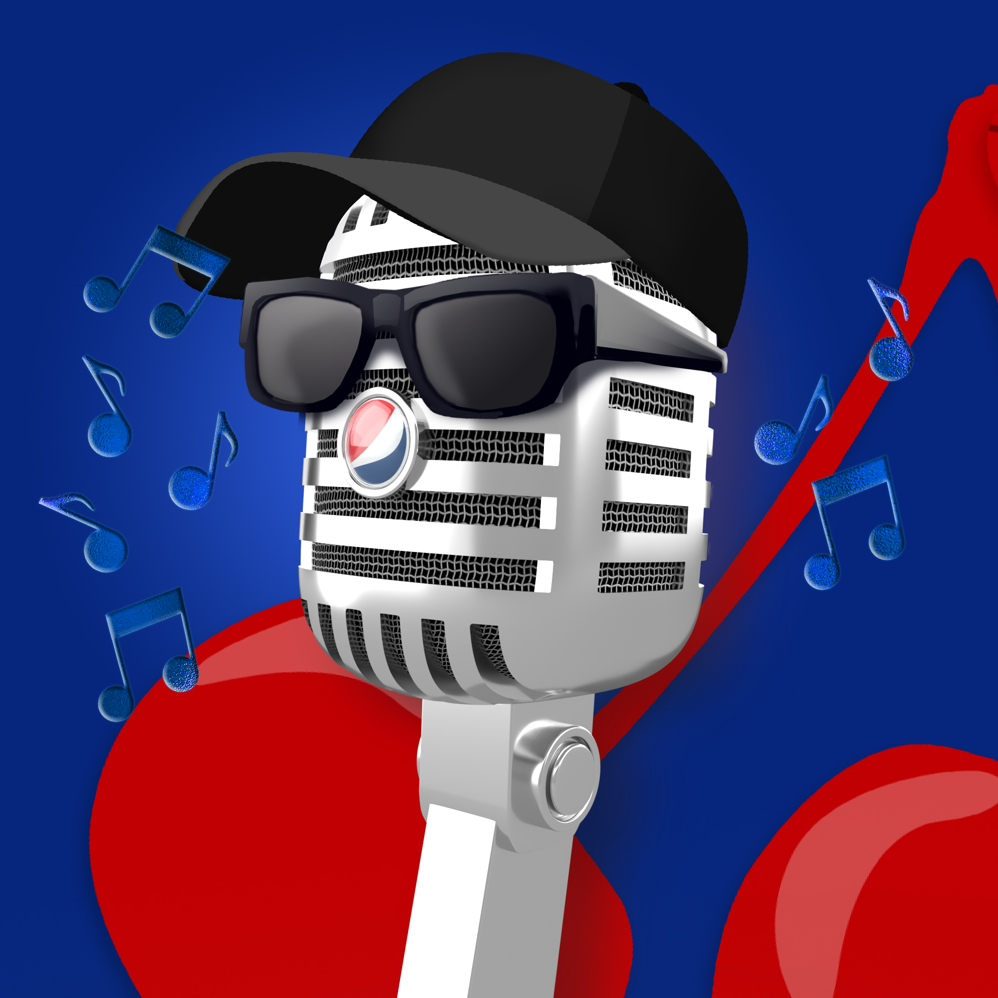 PepsiCo. - Pepsi Mic Drop - Pepsi Mic Drop #1165 - NFT # 1165