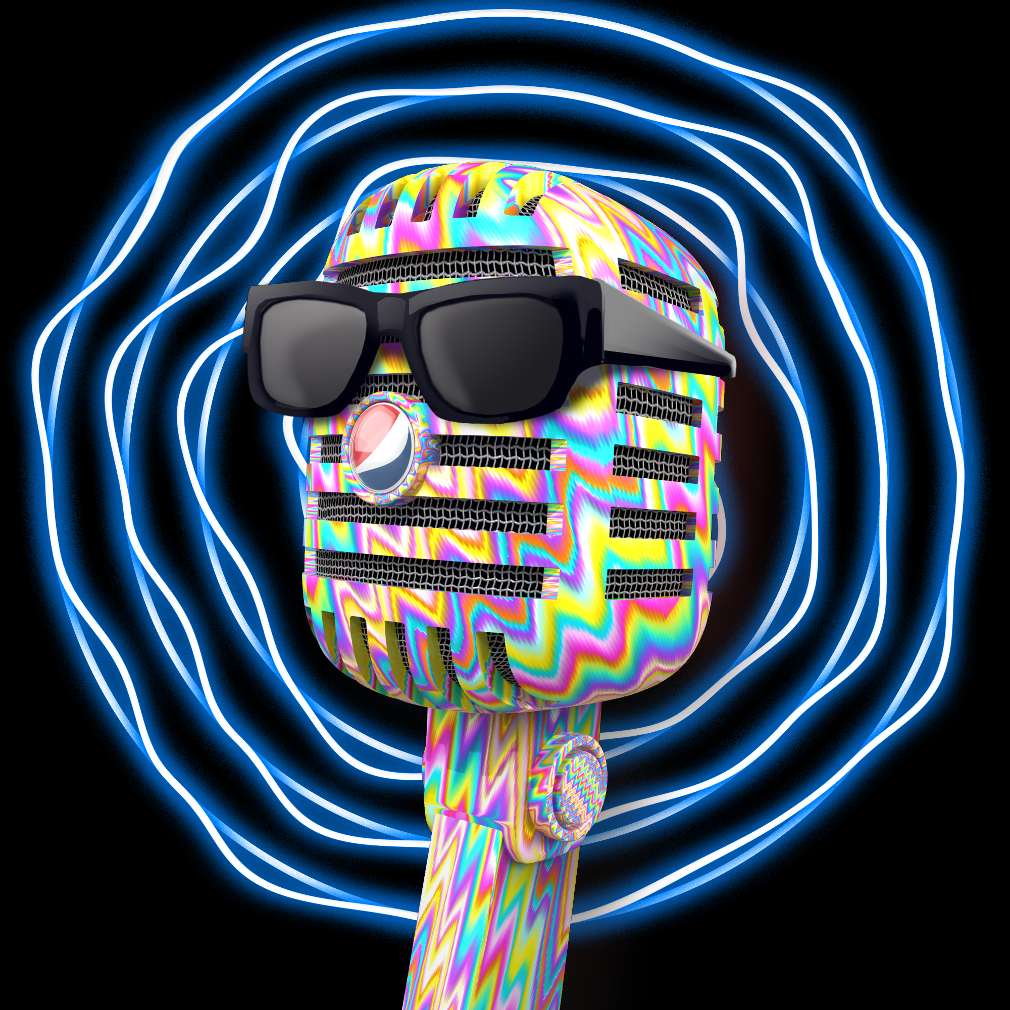 PepsiCo. - Pepsi Mic Drop - Pepsi Mic Drop #1225 - NFT # 1225