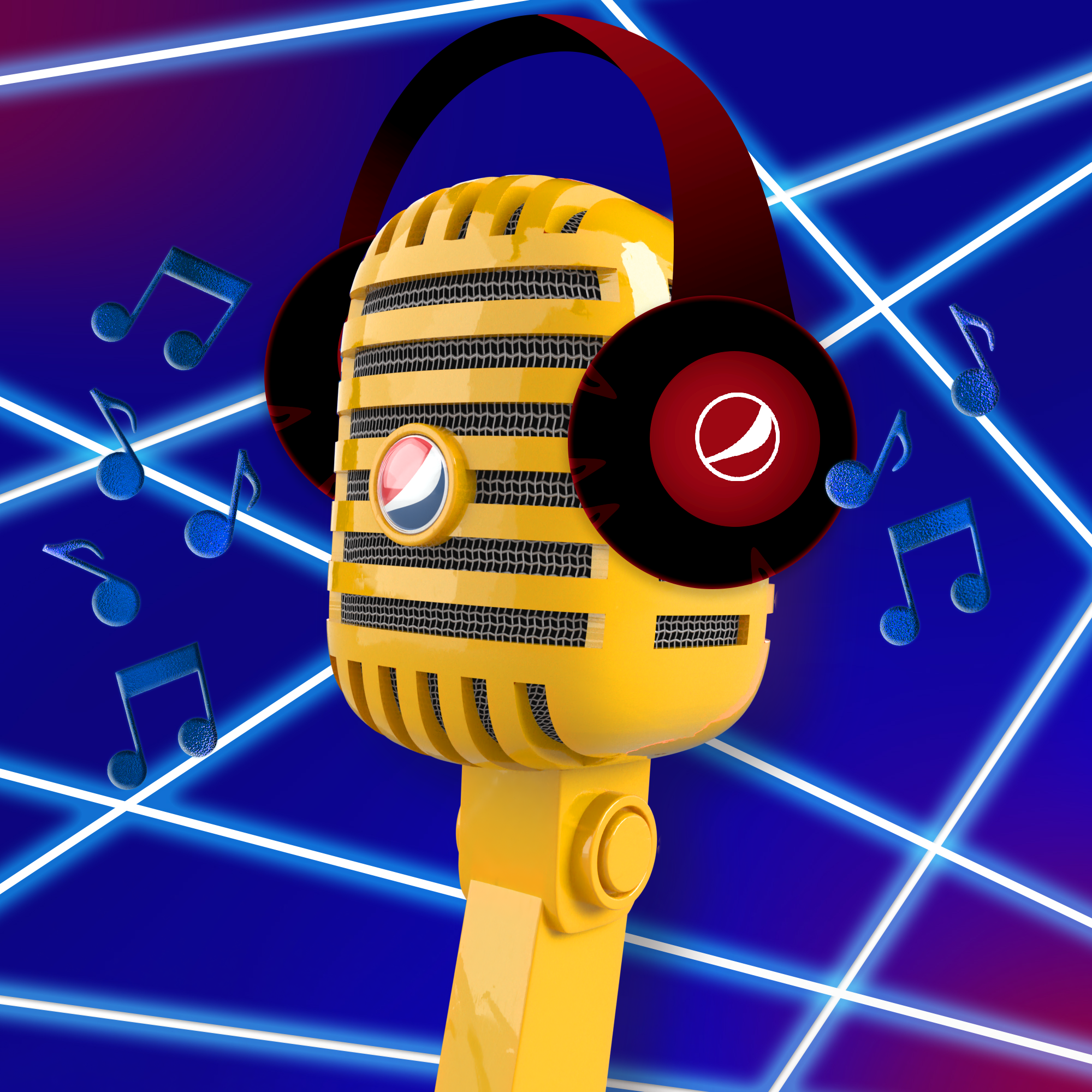 PepsiCo. - Pepsi Mic Drop - Pepsi Mic Drop #1233 - NFT # 1233