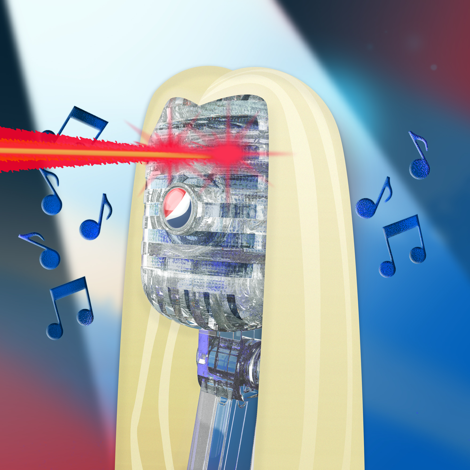 PepsiCo. - Pepsi Mic Drop - Pepsi Mic Drop #1329 - NFT # 1329