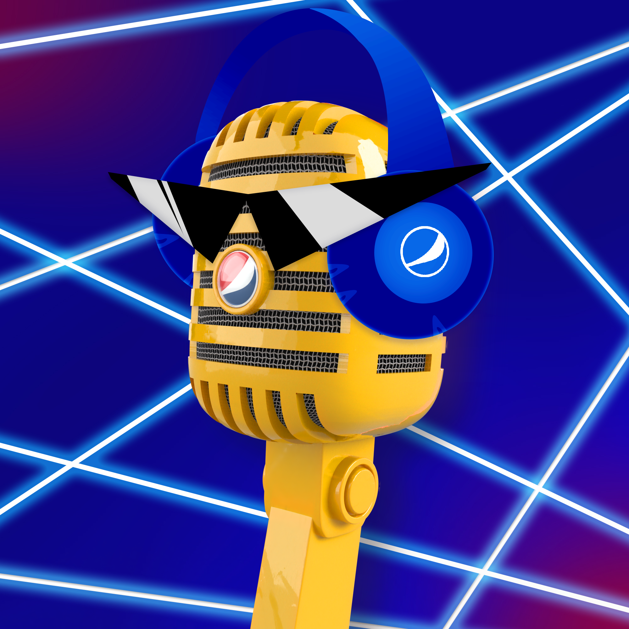 PepsiCo. - Pepsi Mic Drop - Pepsi Mic Drop #1340 - NFT # 1340