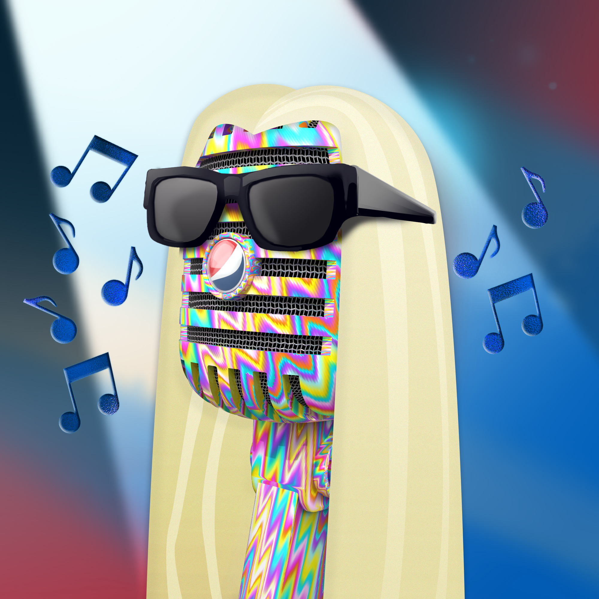 PepsiCo. - Pepsi Mic Drop - Pepsi Mic Drop #1369 - NFT # 1369