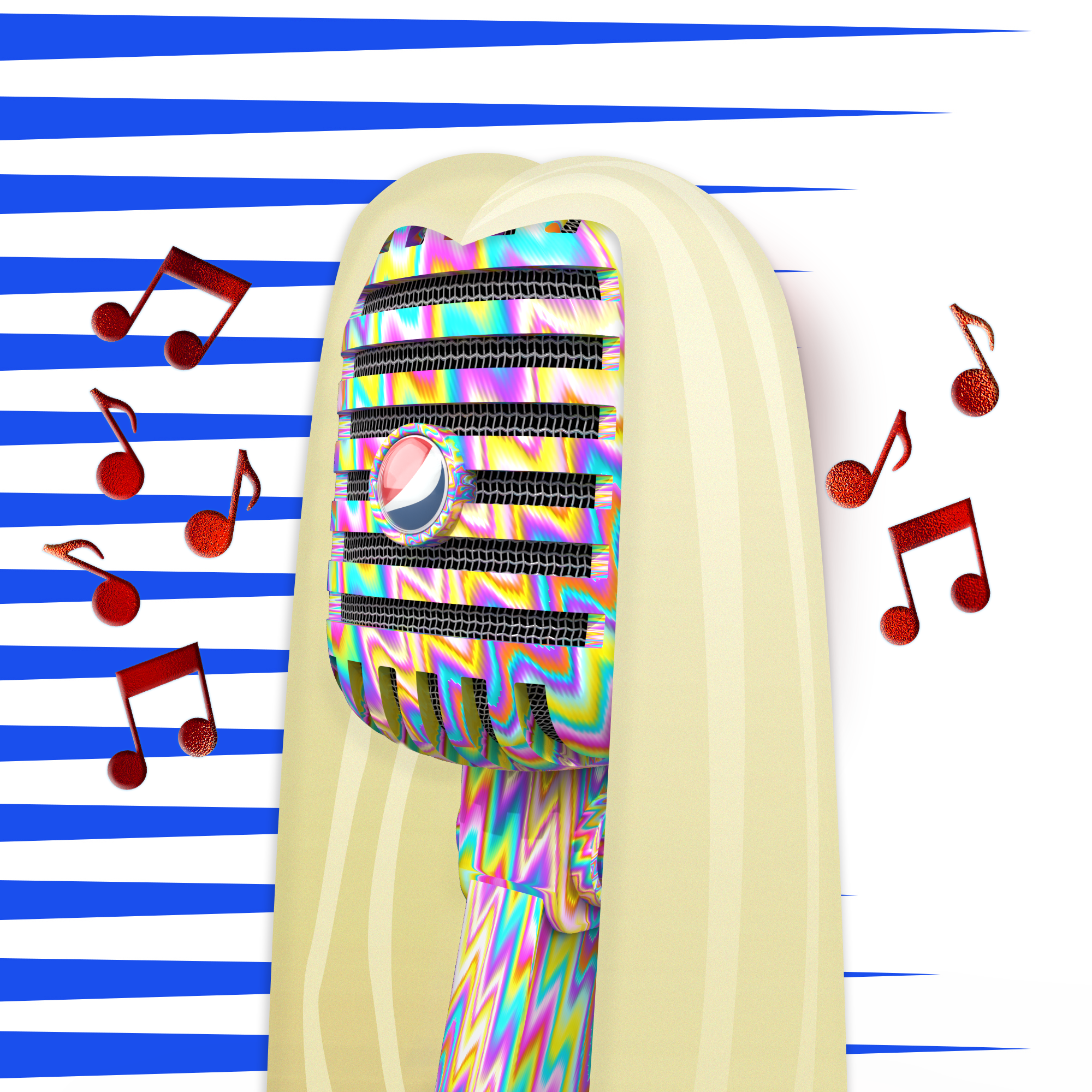 PepsiCo. - Pepsi Mic Drop - Pepsi Mic Drop #1384 - NFT # 1384