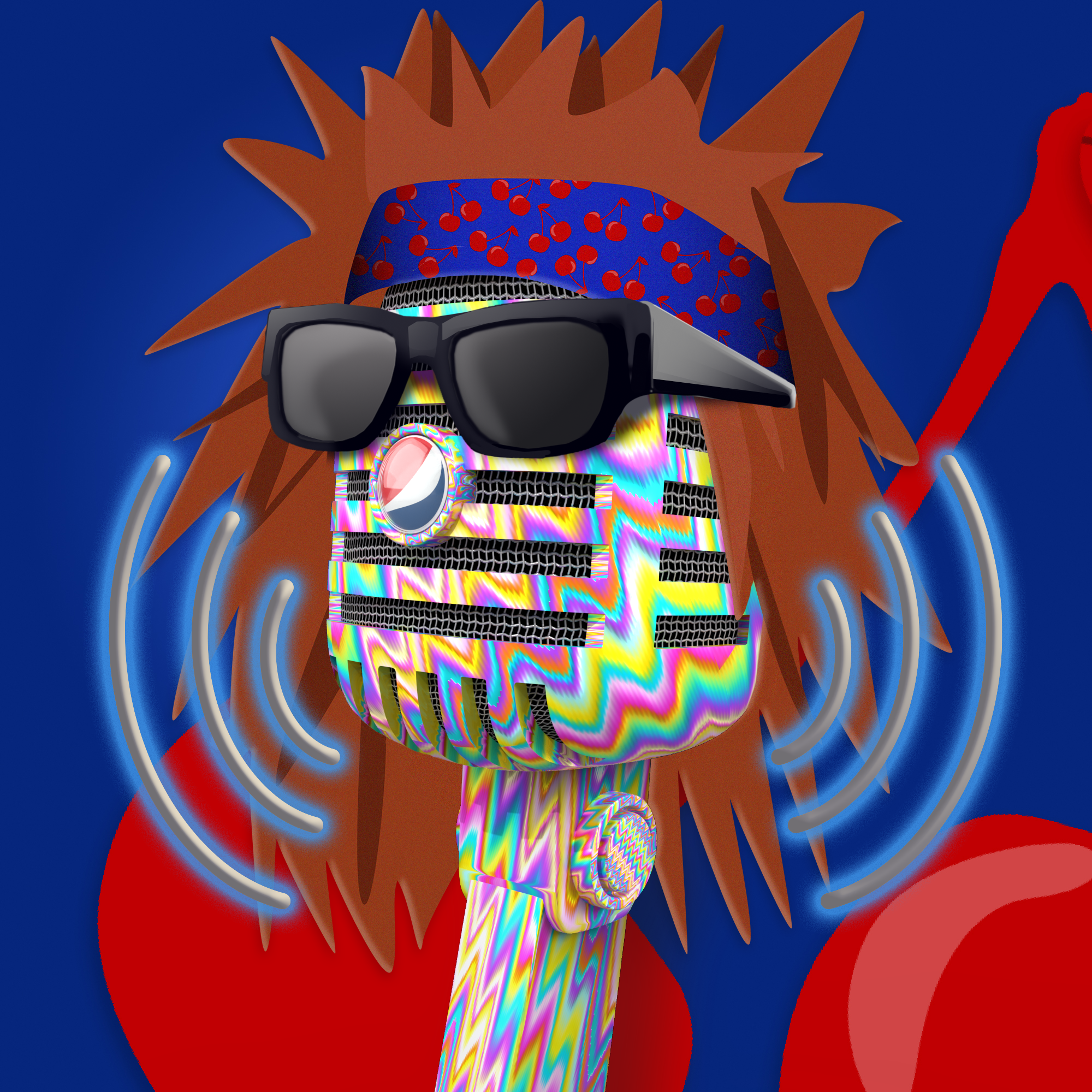 PepsiCo. - Pepsi Mic Drop - Pepsi Mic Drop #1408 - NFT # 1408