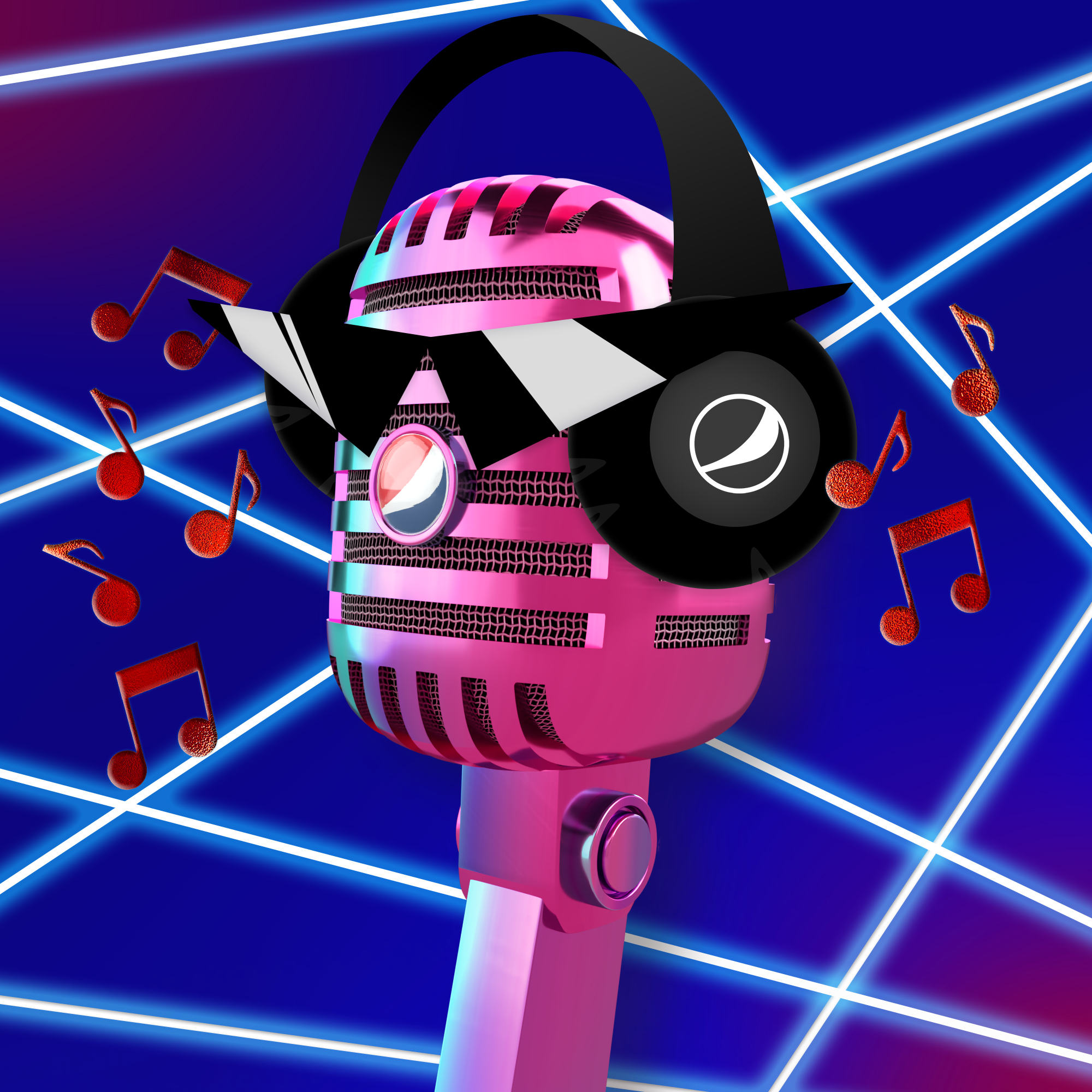 PepsiCo. - Pepsi Mic Drop - Pepsi Mic Drop #1543 - NFT # 1543