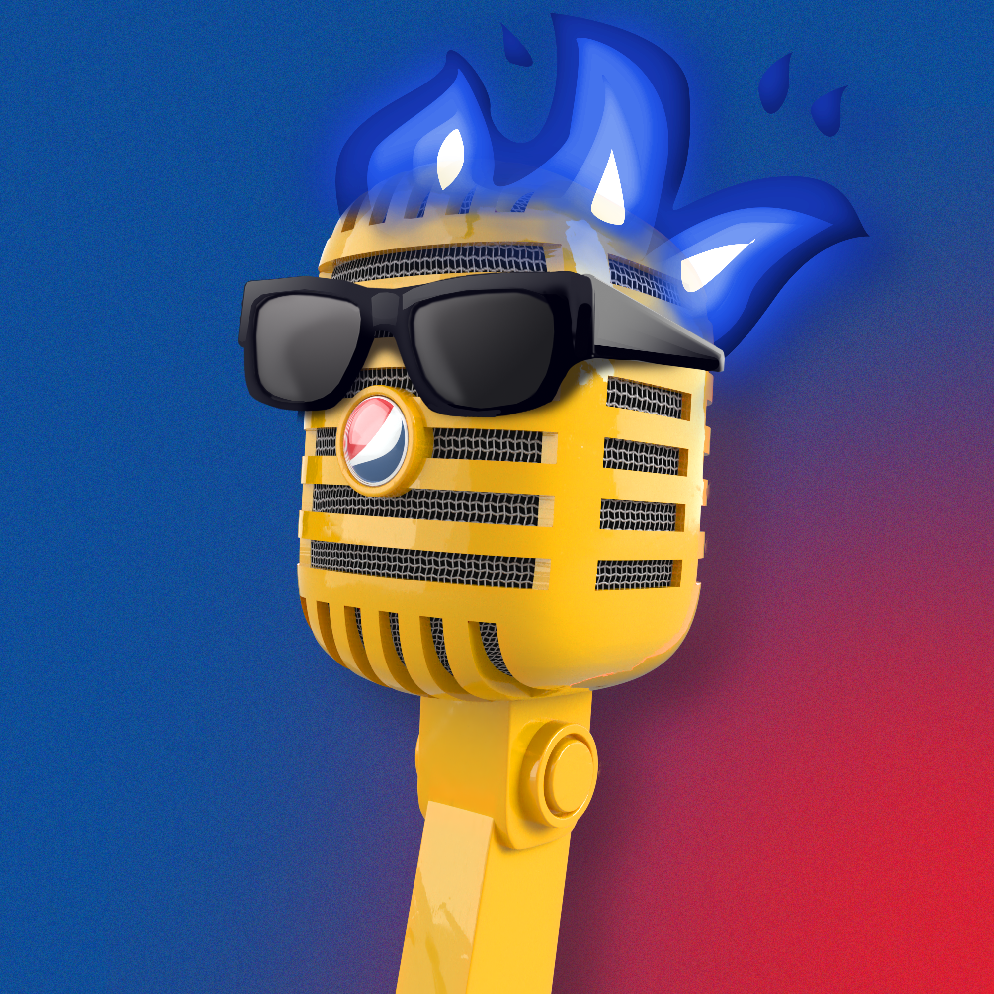 PepsiCo. - Pepsi Mic Drop - Pepsi Mic Drop #1619 - NFT # 1619