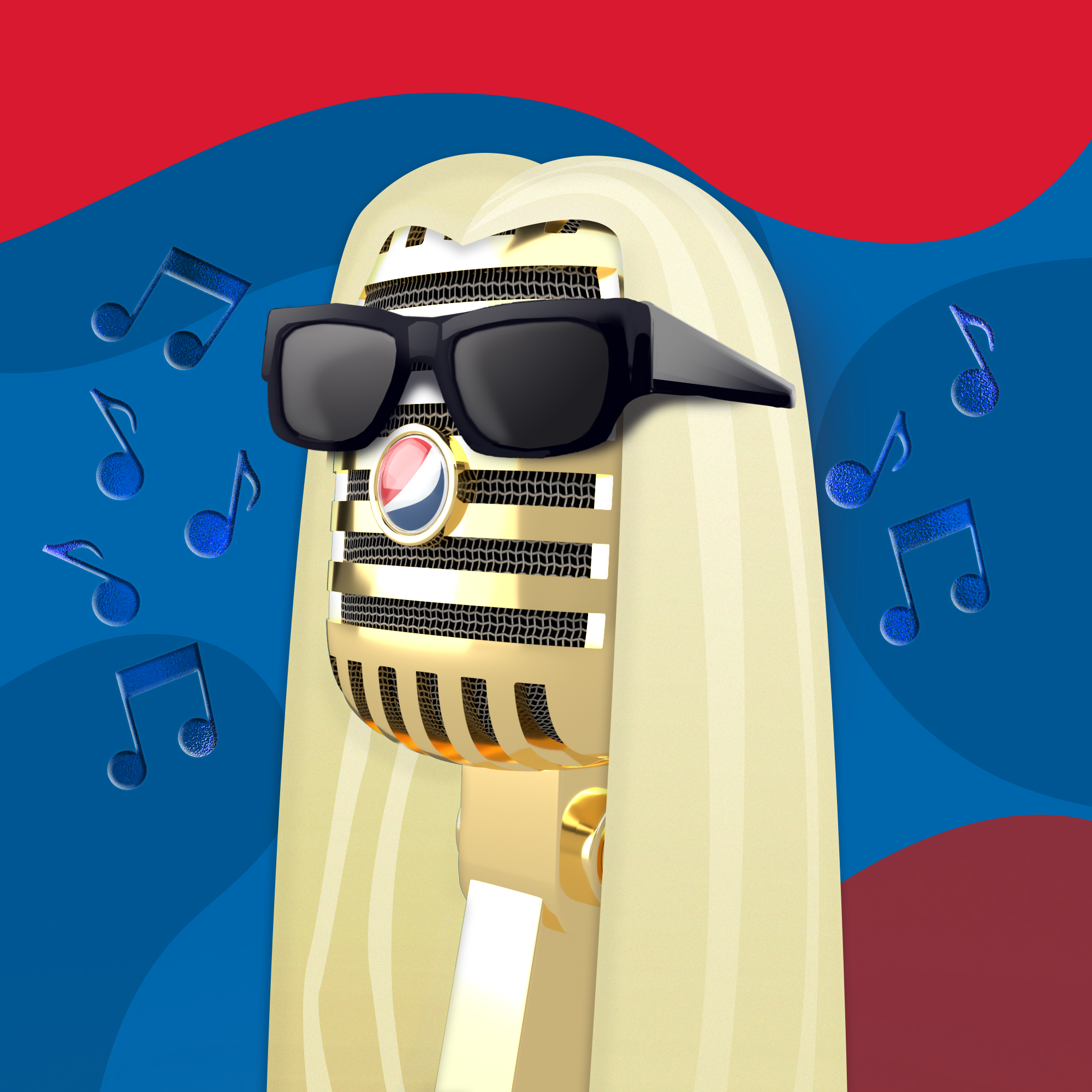 PepsiCo. - Pepsi Mic Drop - Pepsi Mic Drop #1629 - NFT # 1629