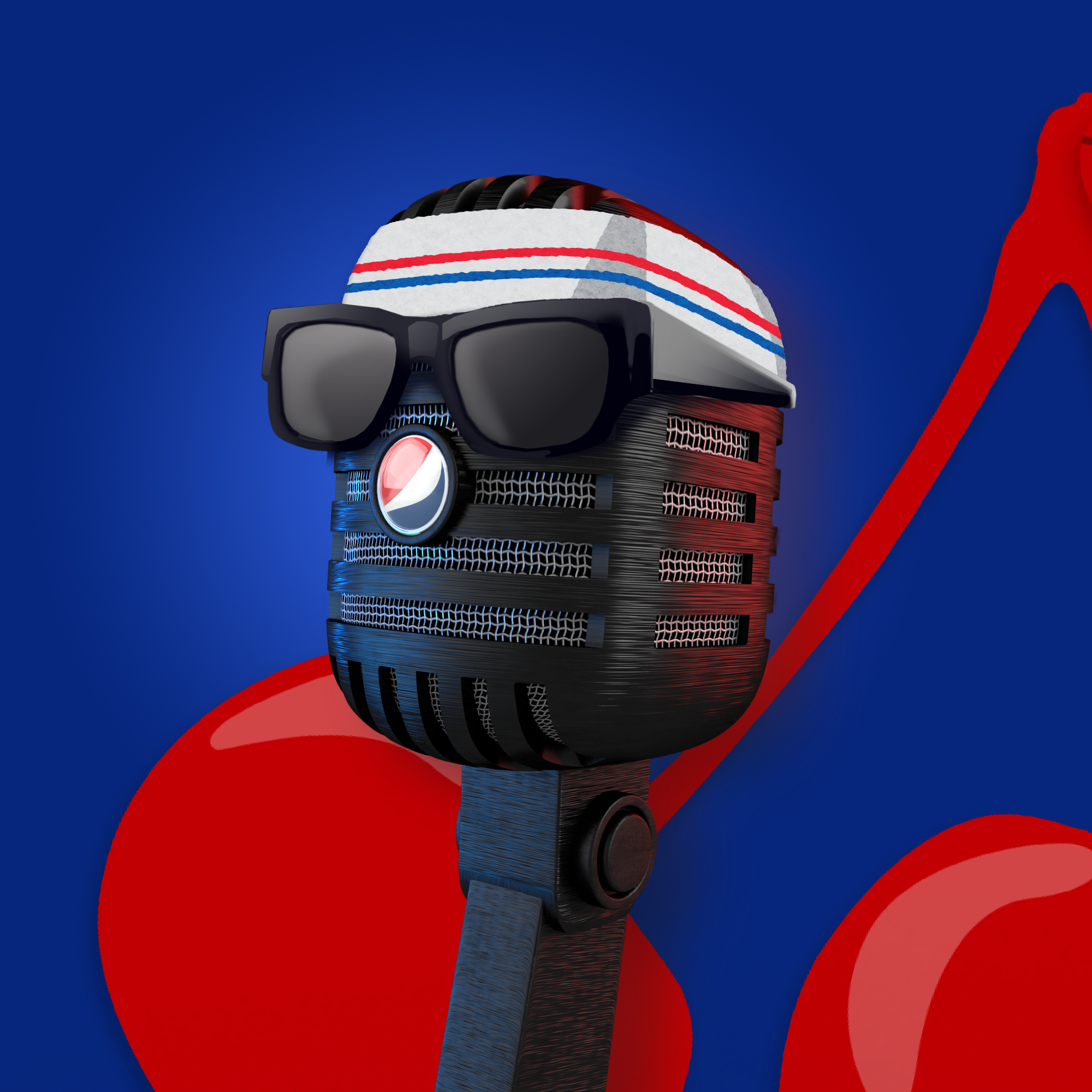 PepsiCo. - Pepsi Mic Drop - Pepsi Mic Drop #1633 - NFT # 1633