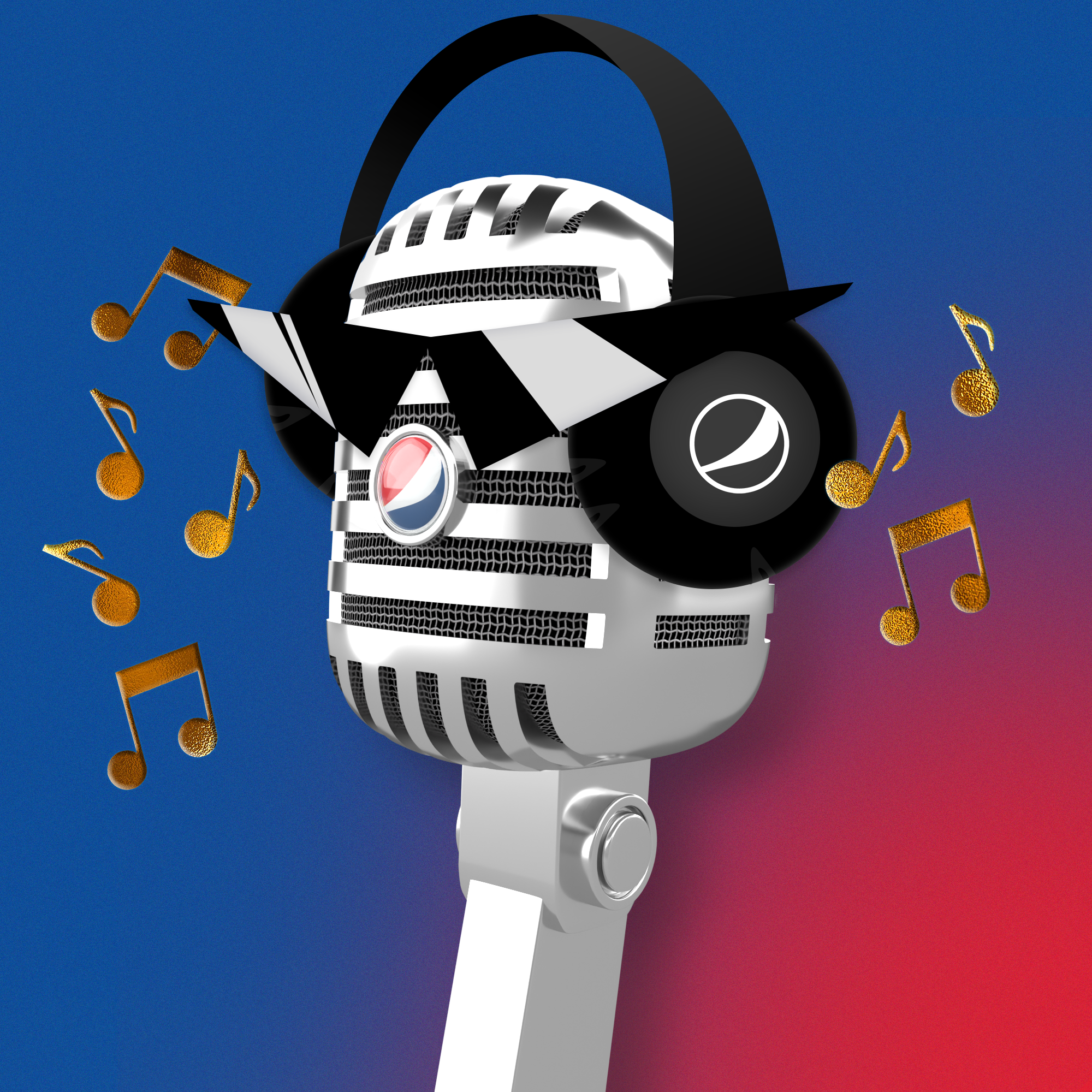 PepsiCo. - Pepsi Mic Drop - Pepsi Mic Drop #1722 - NFT # 1722