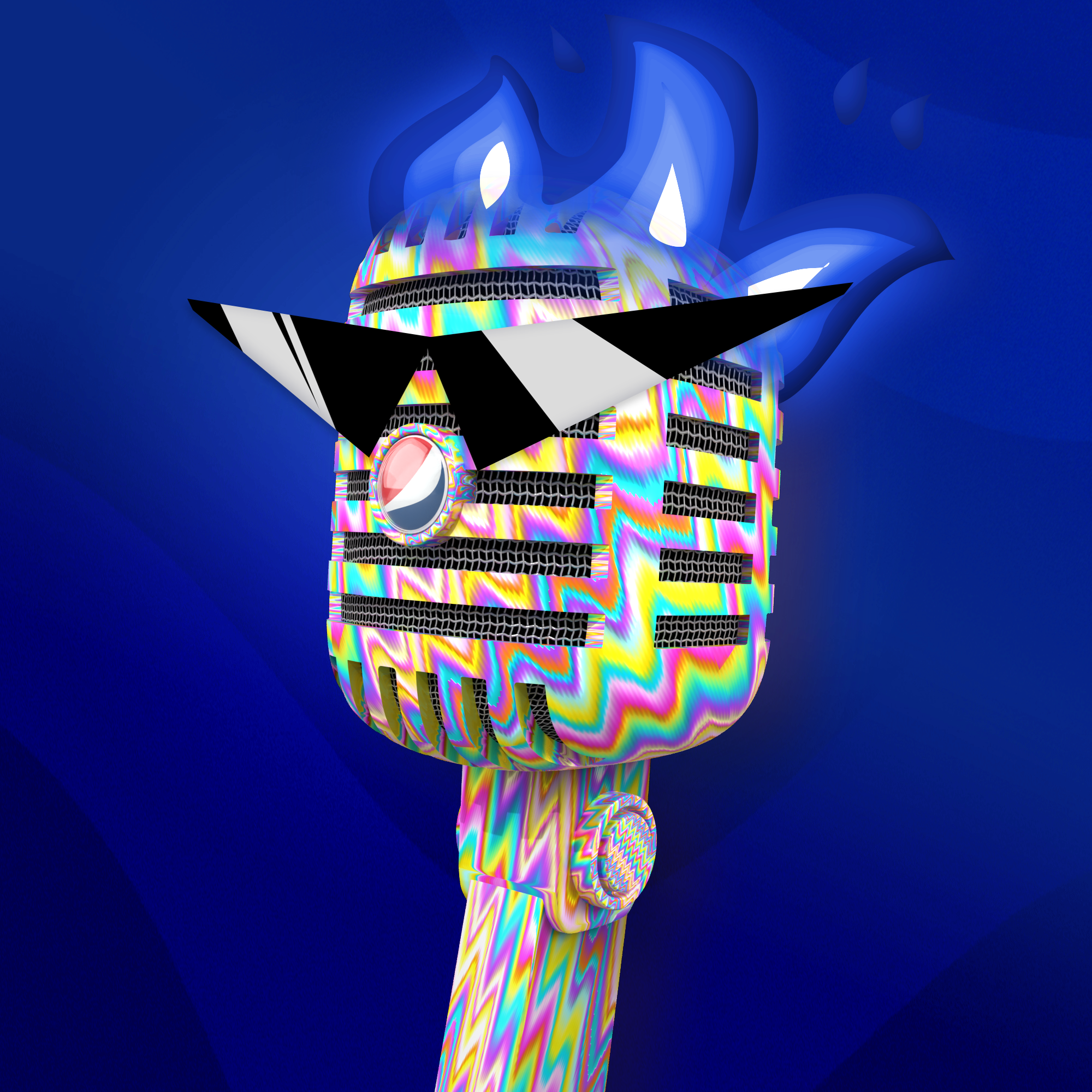 PepsiCo. - Pepsi Mic Drop - Pepsi Mic Drop #1818 - NFT # 1818