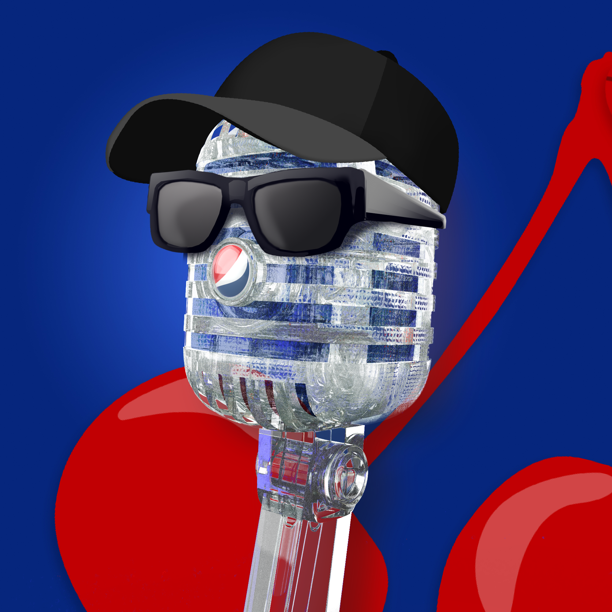 PepsiCo. - Pepsi Mic Drop - Pepsi Mic Drop #1827 - NFT # 1827