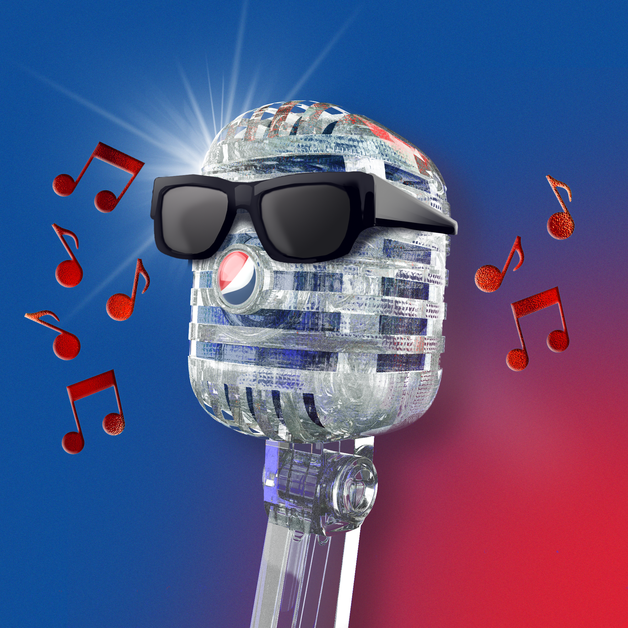 PepsiCo. - Pepsi Mic Drop - Pepsi Mic Drop #1843 - NFT # 1843