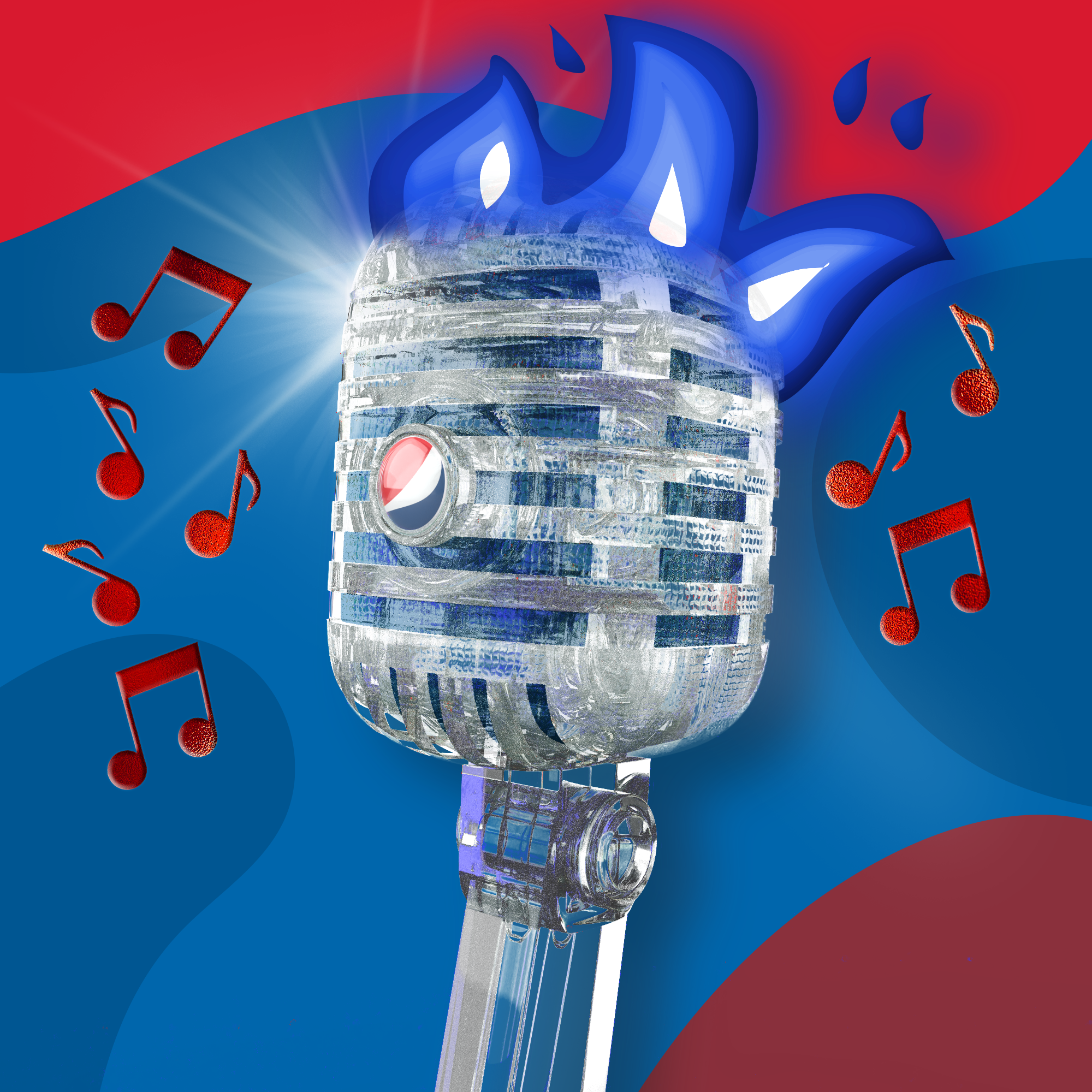 PepsiCo. - Pepsi Mic Drop - Pepsi Mic Drop #1855 - NFT # 1855