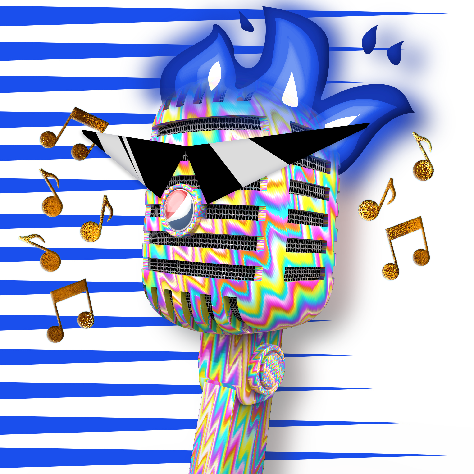 PepsiCo. - Pepsi Mic Drop - Pepsi Mic Drop #264 - NFT # 264