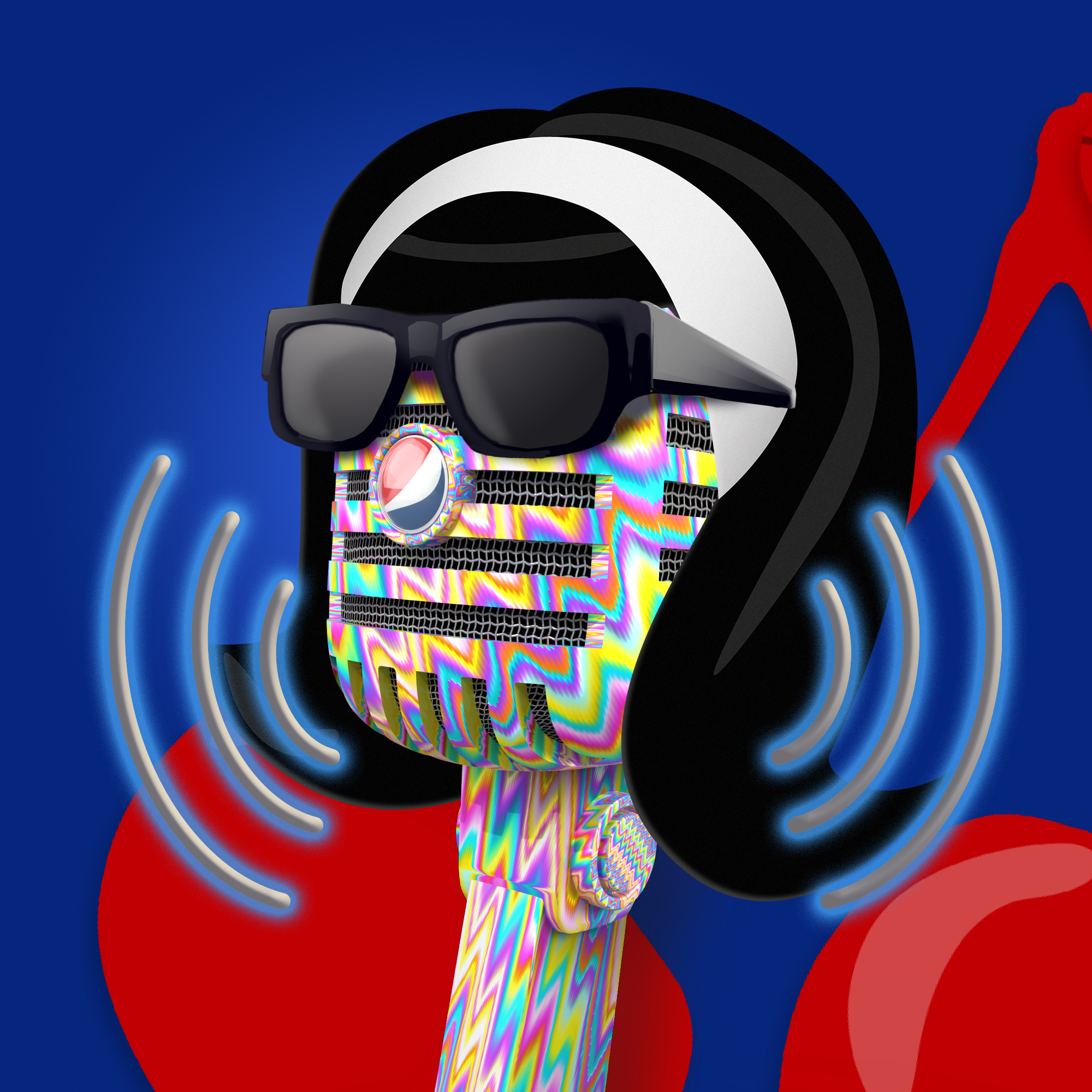 PepsiCo. - Pepsi Mic Drop - Pepsi Mic Drop #298 - NFT # 298