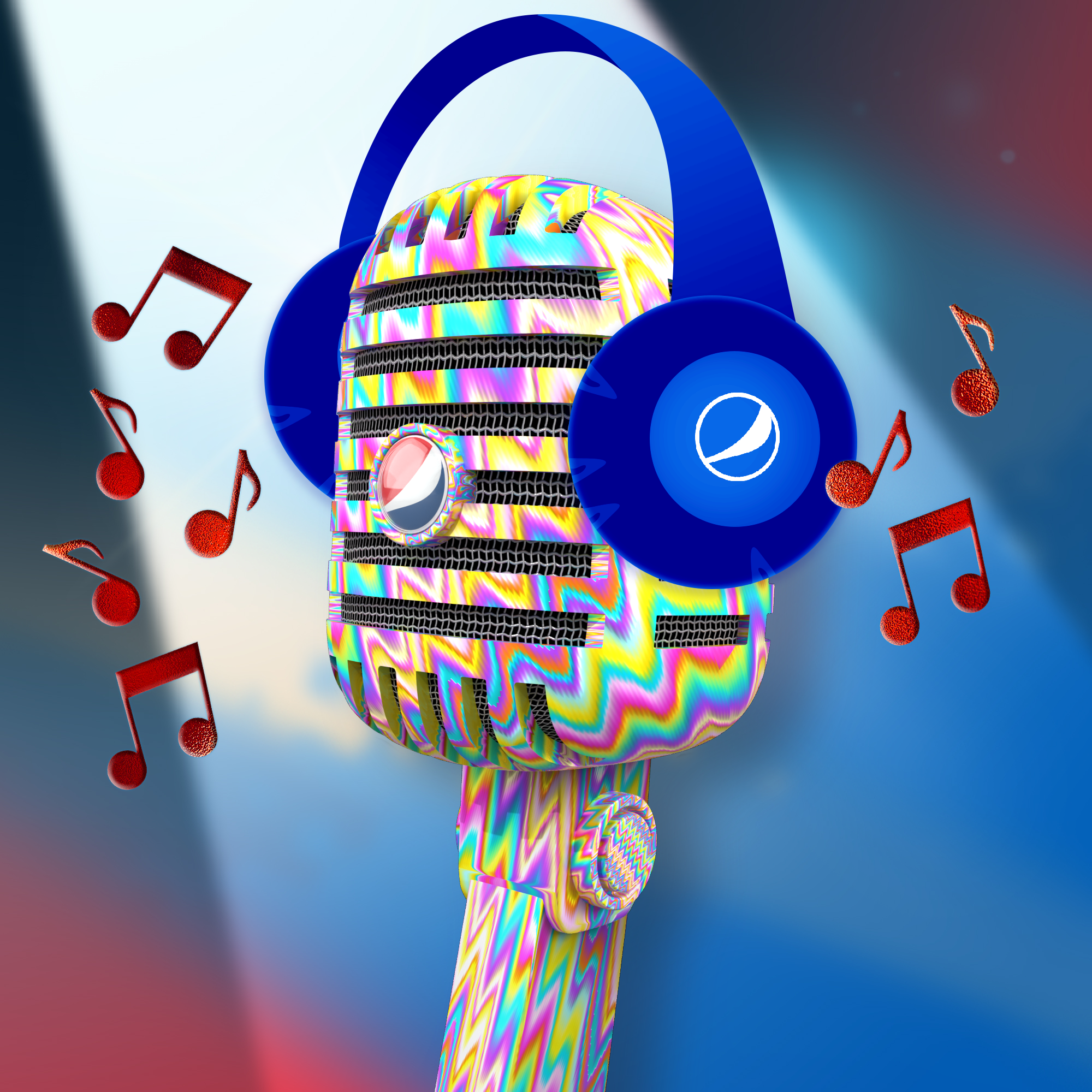 PepsiCo. - Pepsi Mic Drop - Pepsi Mic Drop #345 - NFT # 345