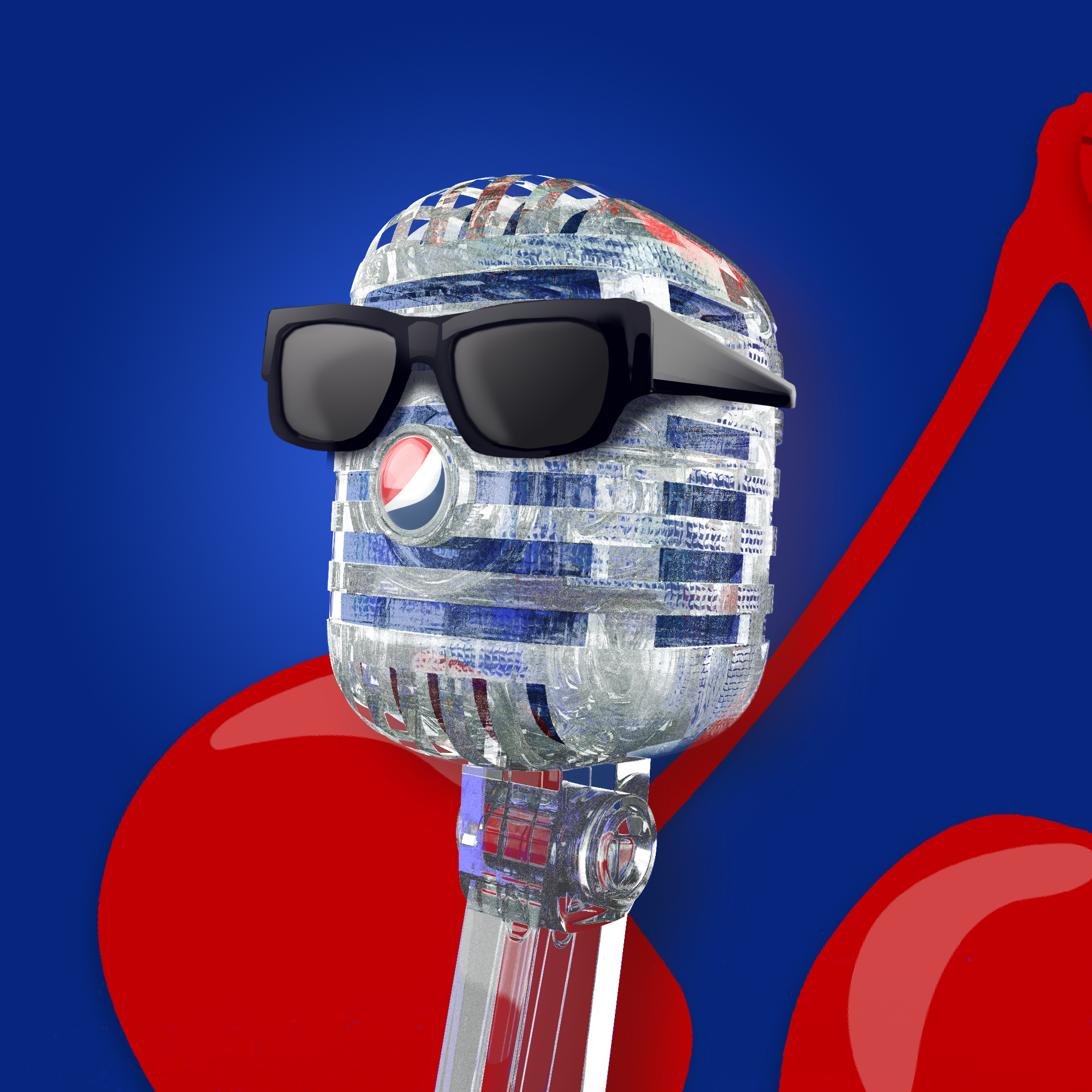 PepsiCo. - Pepsi Mic Drop - Pepsi Mic Drop #424 - NFT # 424