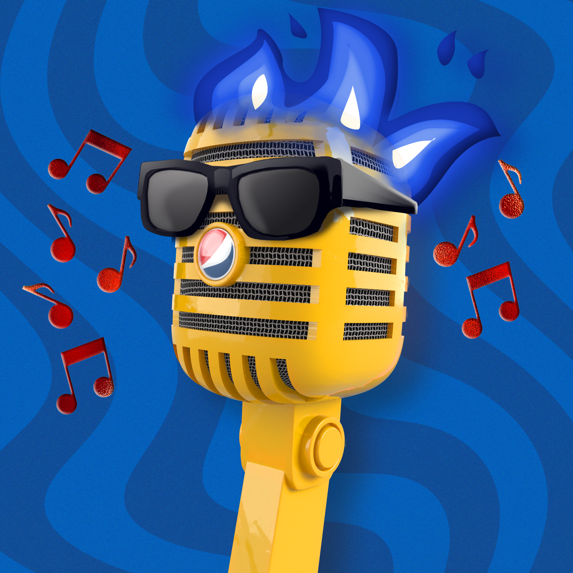 PepsiCo. - Pepsi Mic Drop - Pepsi Mic Drop #449 - NFT # 449