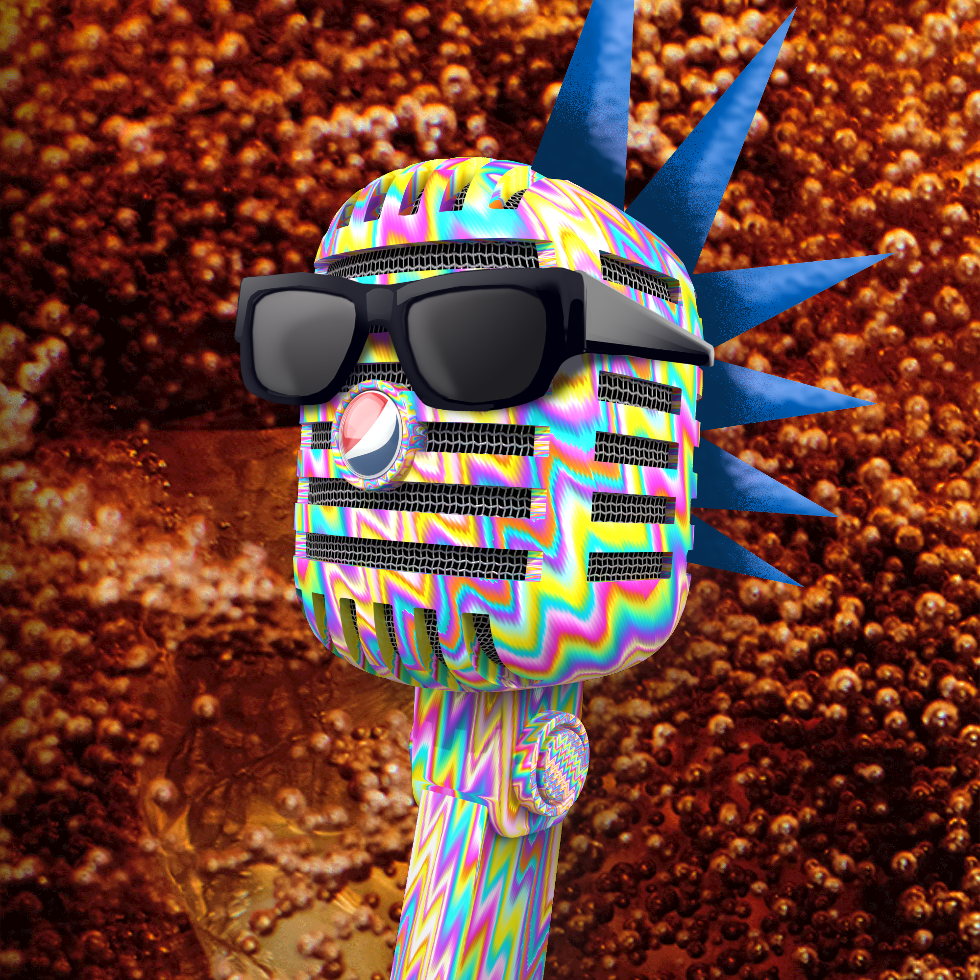 PepsiCo. - Pepsi Mic Drop - Pepsi Mic Drop #568 - NFT # 568