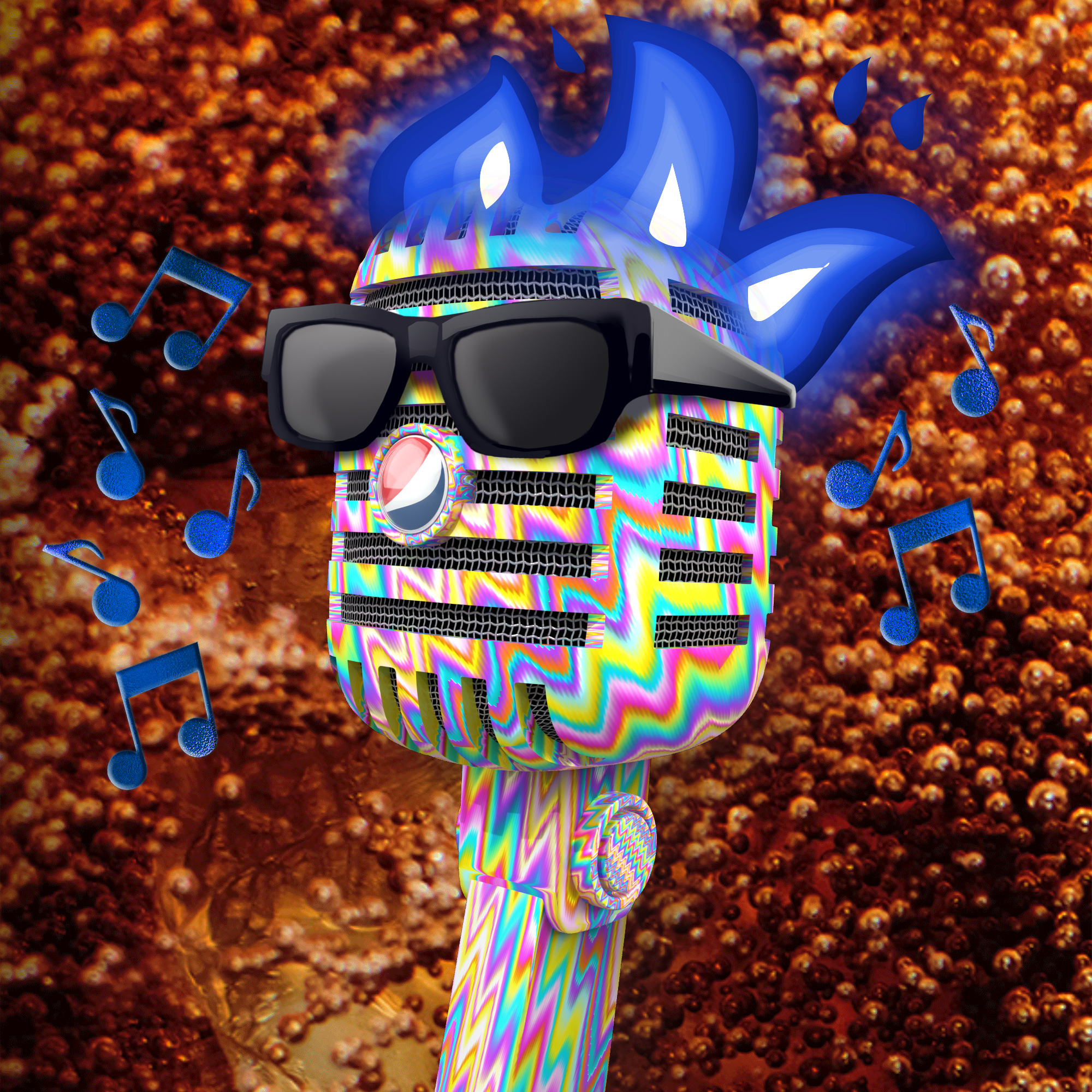 PepsiCo. - Pepsi Mic Drop - Pepsi Mic Drop #67 - NFT # 67