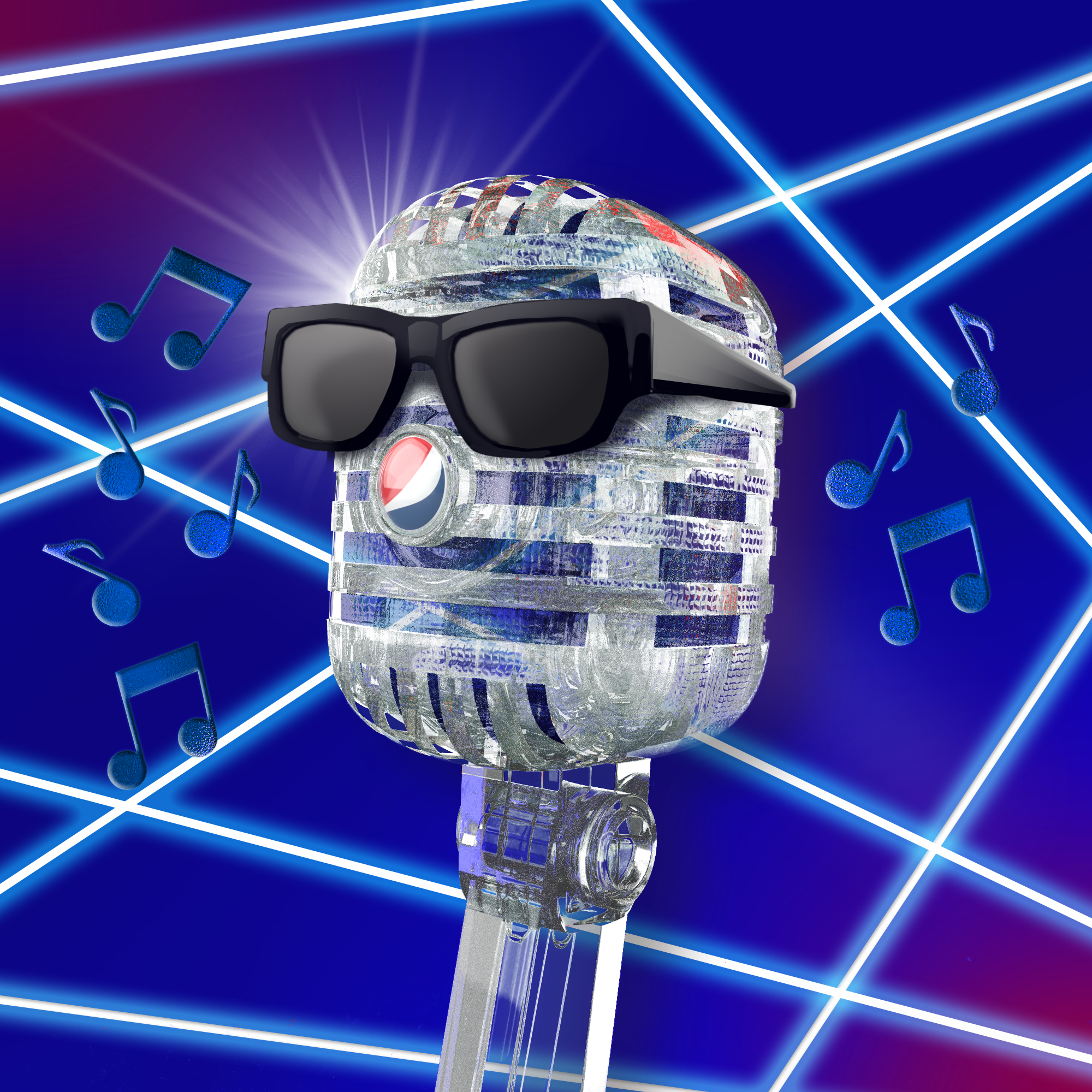 PepsiCo. - Pepsi Mic Drop - Pepsi Mic Drop #835 - NFT # 835