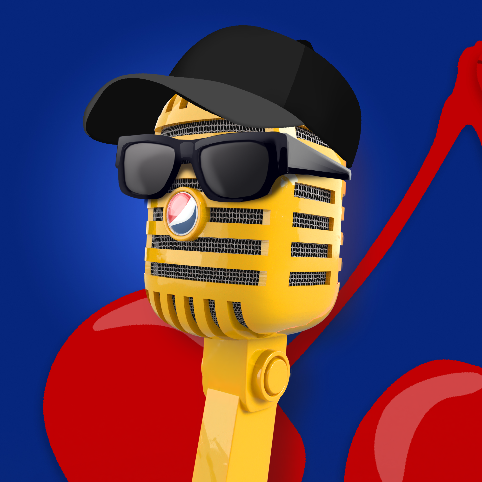 PepsiCo. - Pepsi Mic Drop - Pepsi Mic Drop #852 - NFT # 852