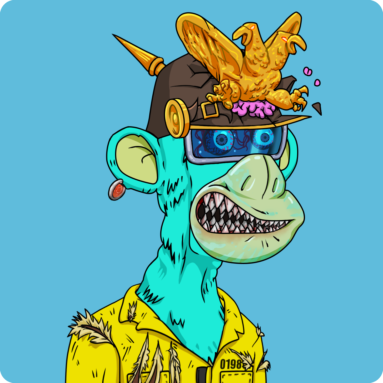 Yuga Labs - Mutant Ape Yacht Club - NFT # 22334