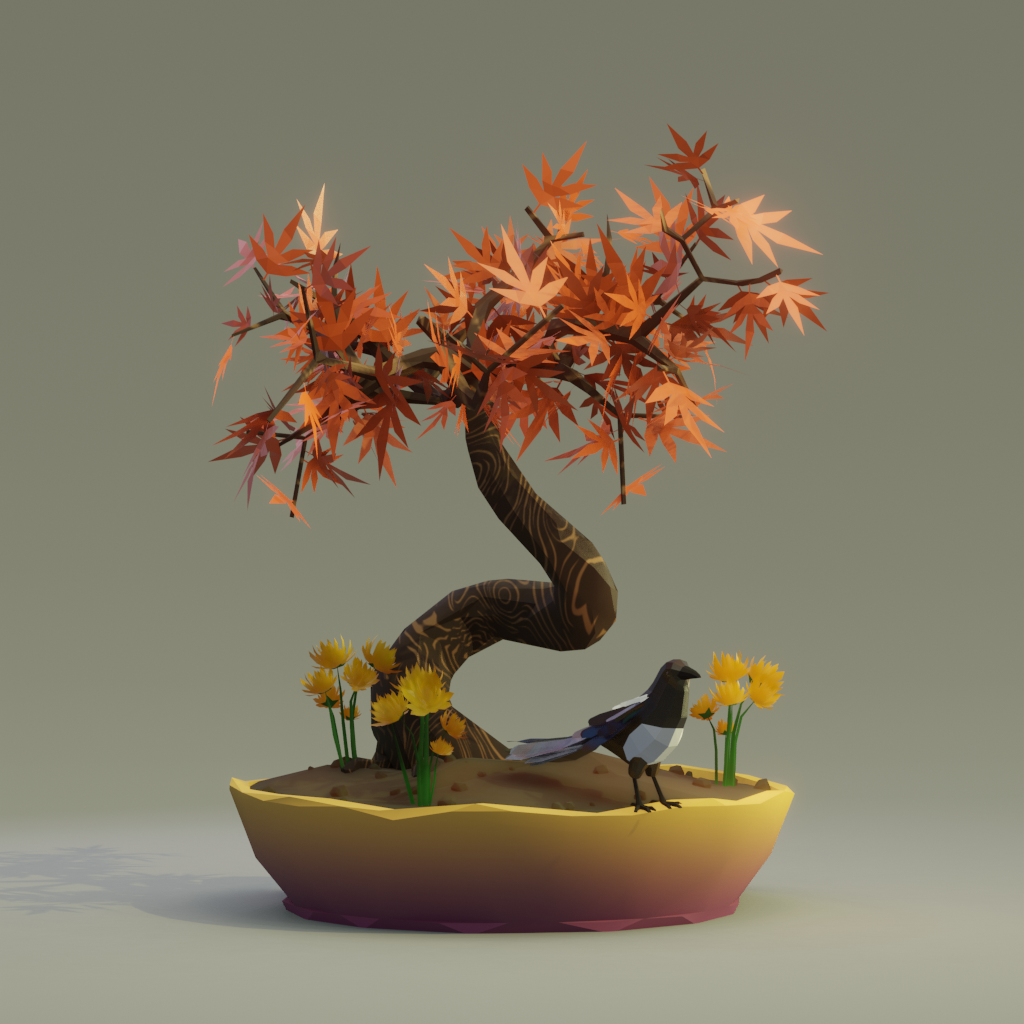 ZENFT Garden Society - Bonsai - Bonsai #8621 - NFT # 8621