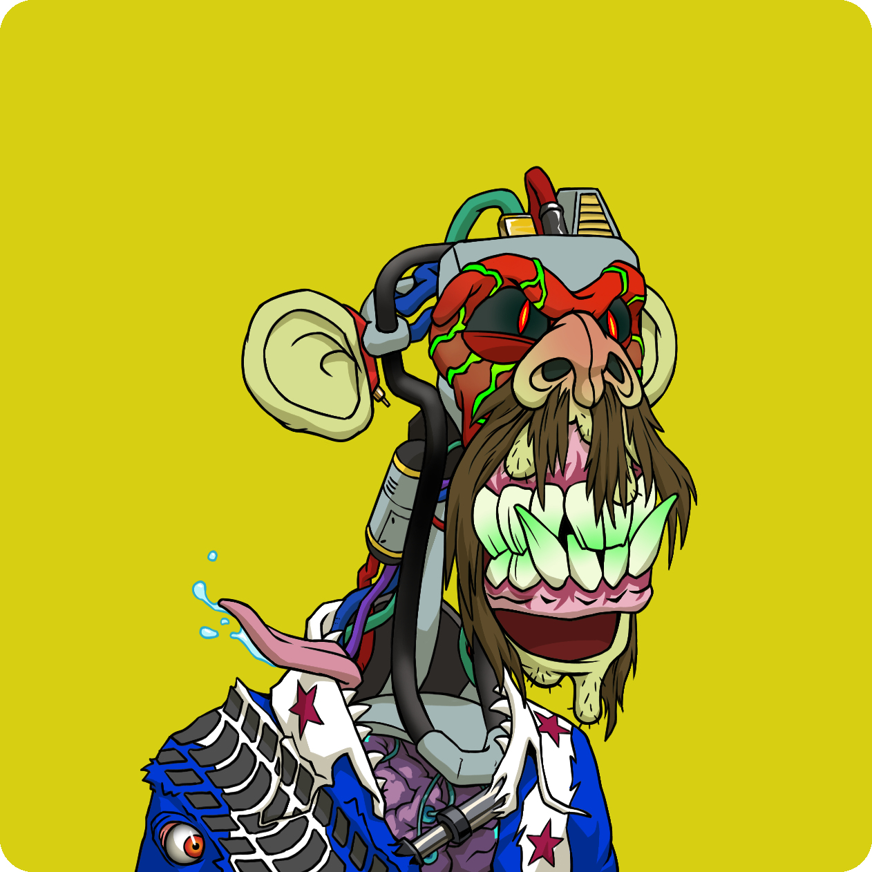 Yuga Labs - Mutant Ape Yacht Club - NFT # 3322