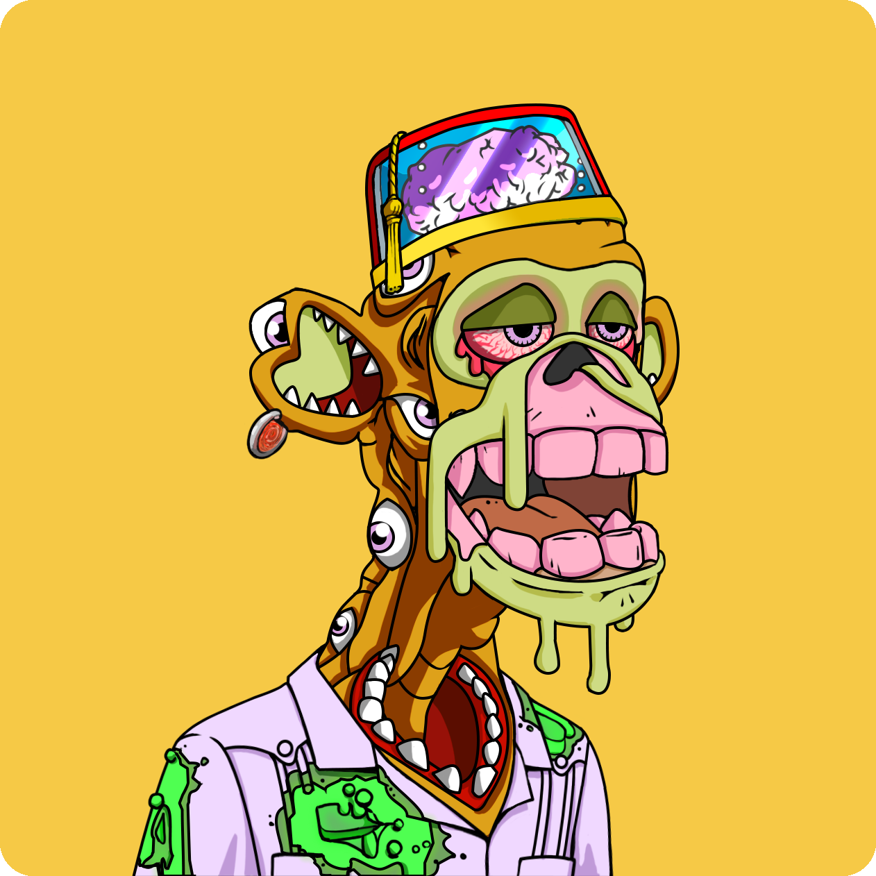 Yuga Labs - Mutant Ape Yacht Club - NFT # 21540