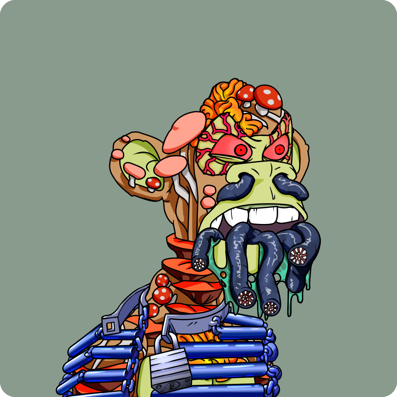 Yuga Labs - Mutant Ape Yacht Club - NFT # 17180