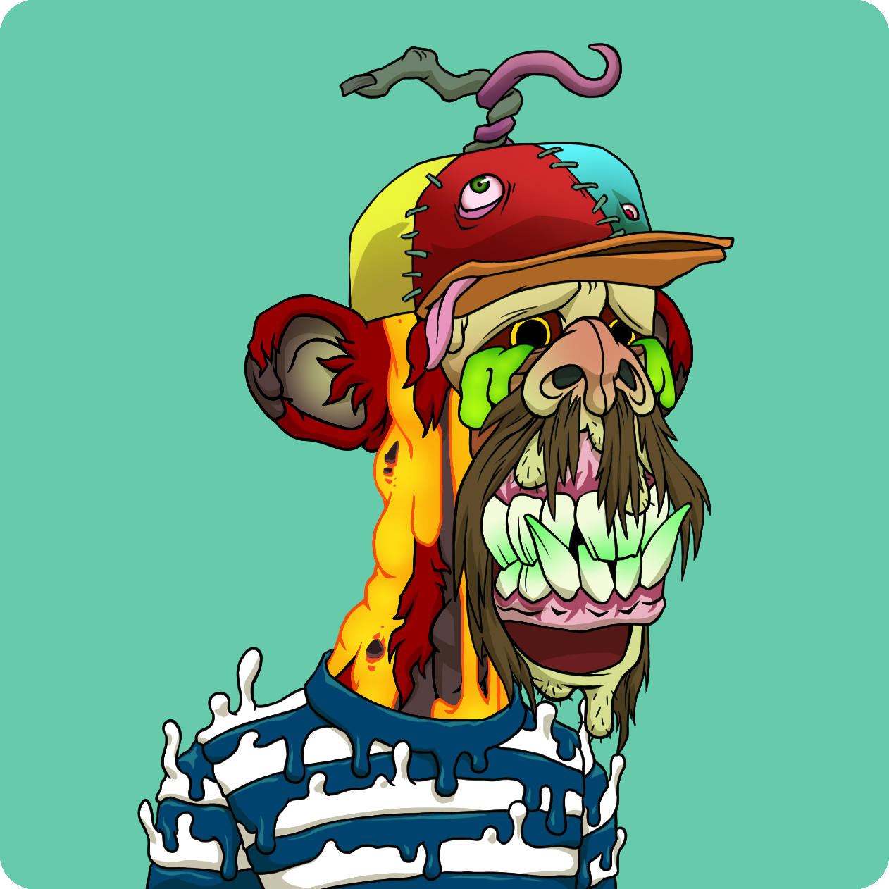 Yuga Labs - Mutant Ape Yacht Club - NFT # 828