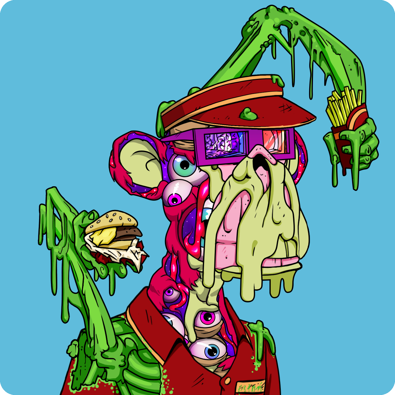 Yuga Labs - Mutant Ape Yacht Club - NFT # 1966