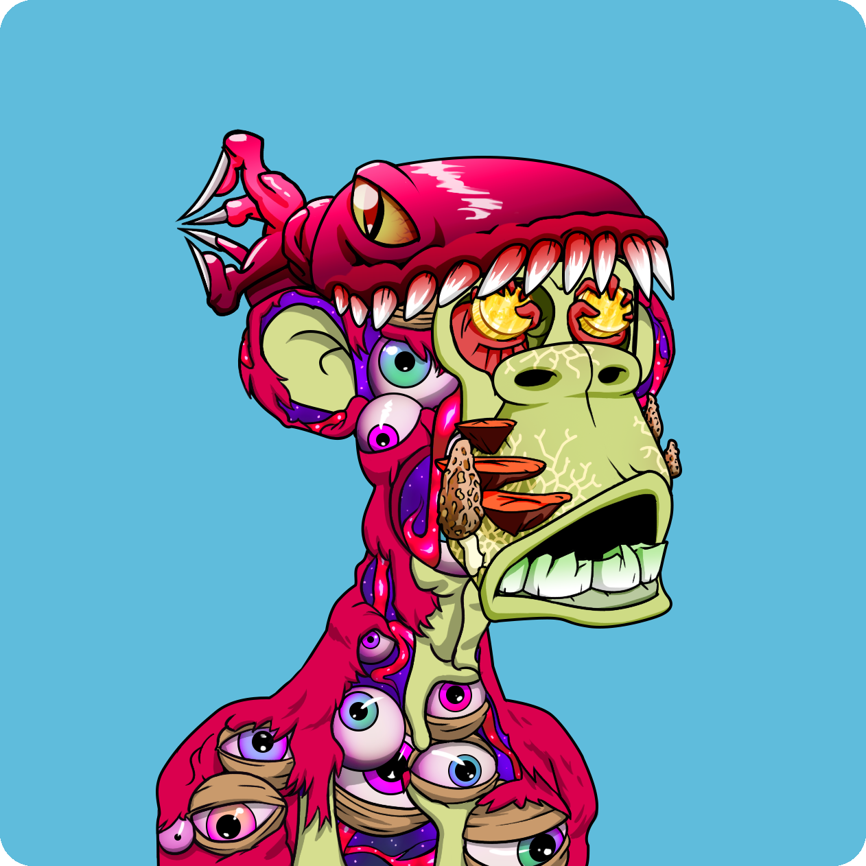 Yuga Labs - Mutant Ape Yacht Club - NFT # 16020