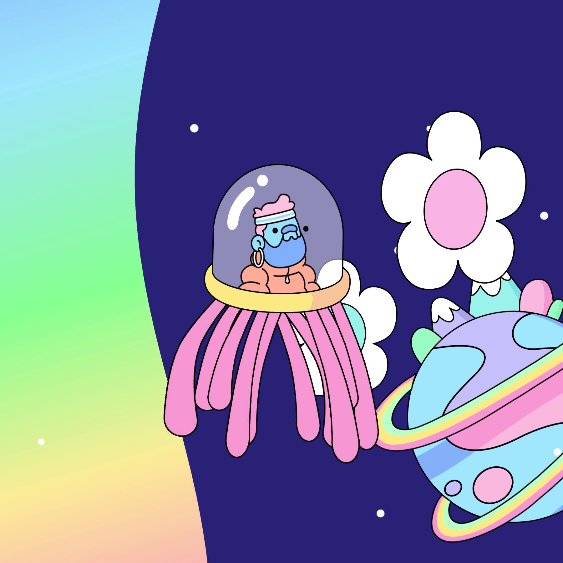 The Doodles Founders - Space Doodles - Space Doodle #9771 - NFT # 9771