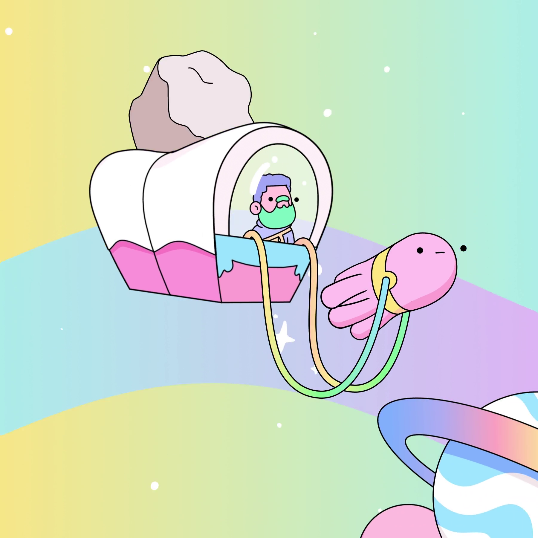 The Doodles Founders - Space Doodles - Space Doodle #57 - NFT # 57