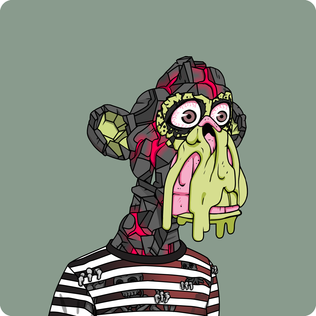 Yuga Labs - Mutant Ape Yacht Club - NFT # 18166