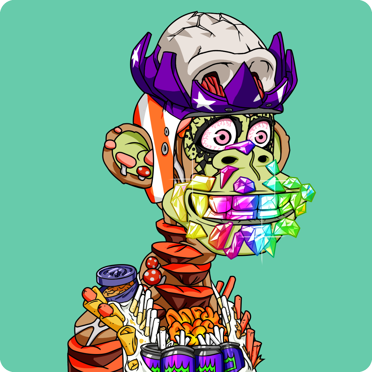 Yuga Labs - Mutant Ape Yacht Club - NFT # 127