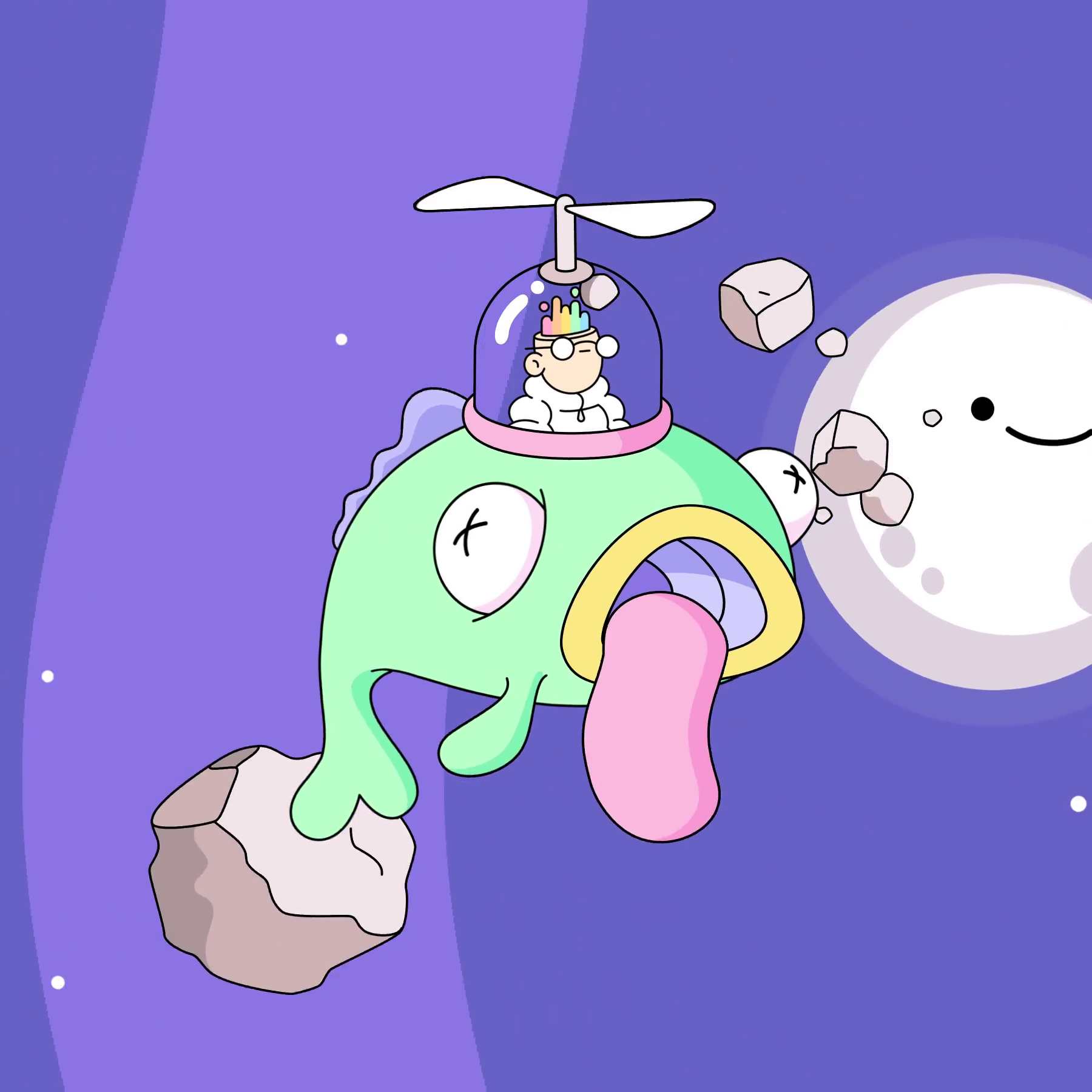 The Doodles Founders - Space Doodles - Space Doodle #9812 - NFT # 9812