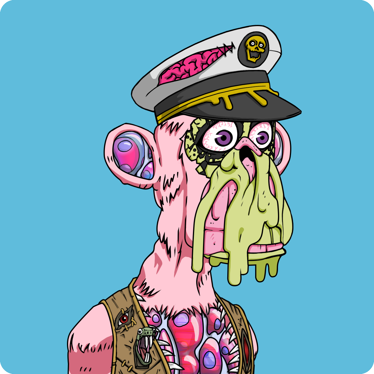 Yuga Labs - Mutant Ape Yacht Club - NFT # 13842