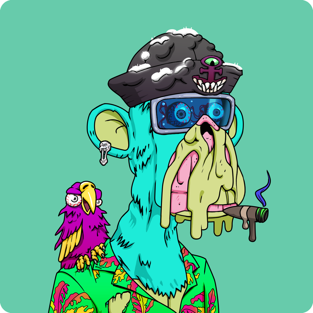 Yuga Labs - Mutant Ape Yacht Club - NFT # 8524