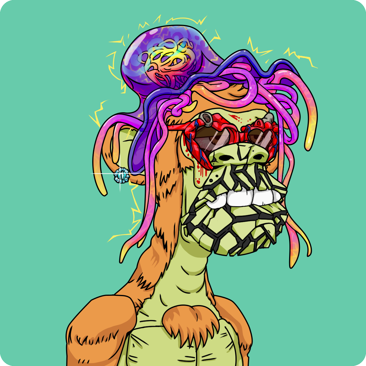 Yuga Labs - Mutant Ape Yacht Club - NFT # 3284