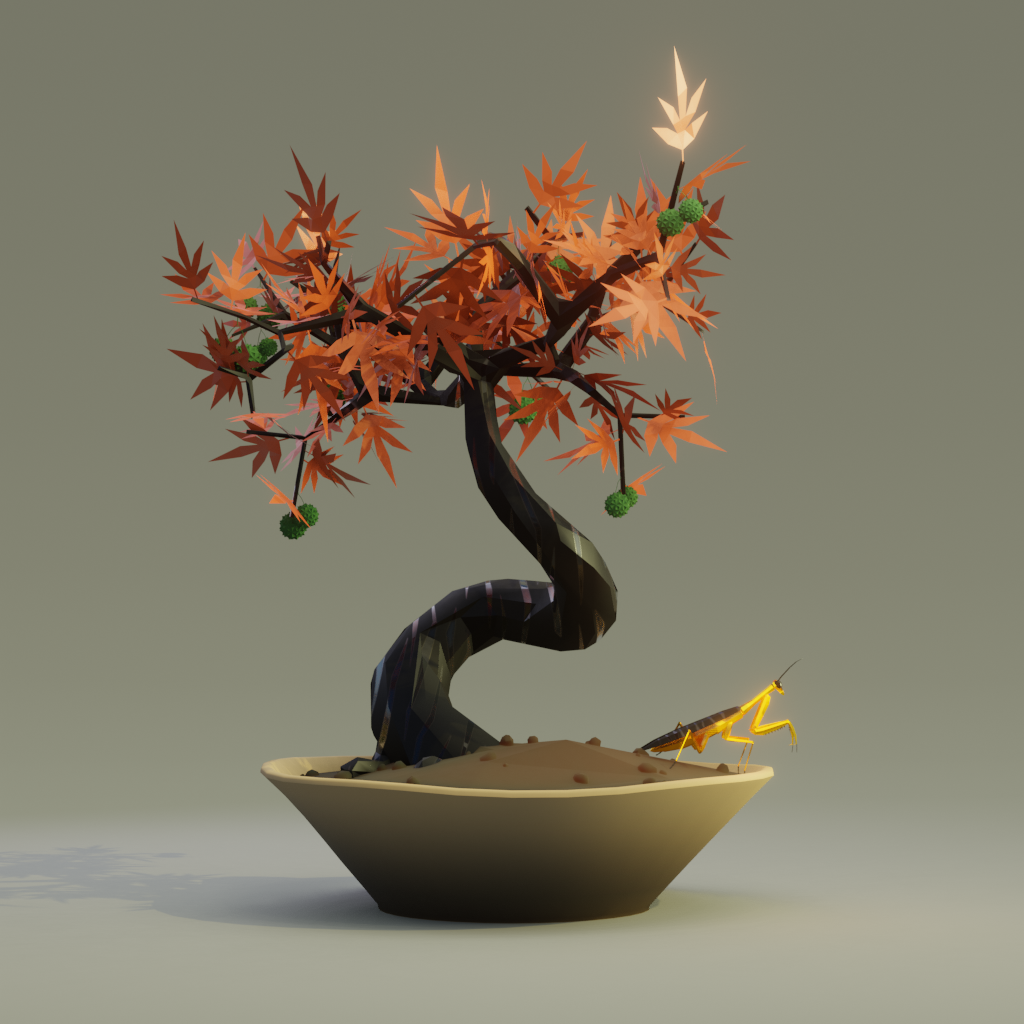 ZENFT Garden Society - Bonsai - Bonsai #8136 - NFT # 8136