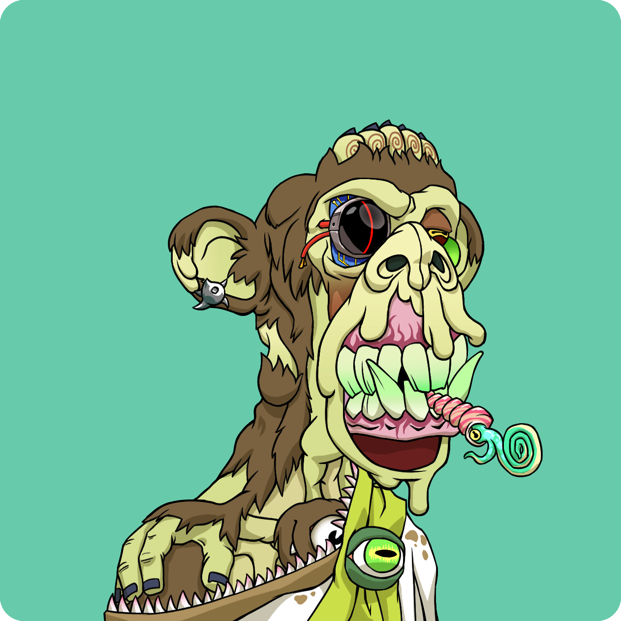 Yuga Labs - Mutant Ape Yacht Club - NFT # 11455