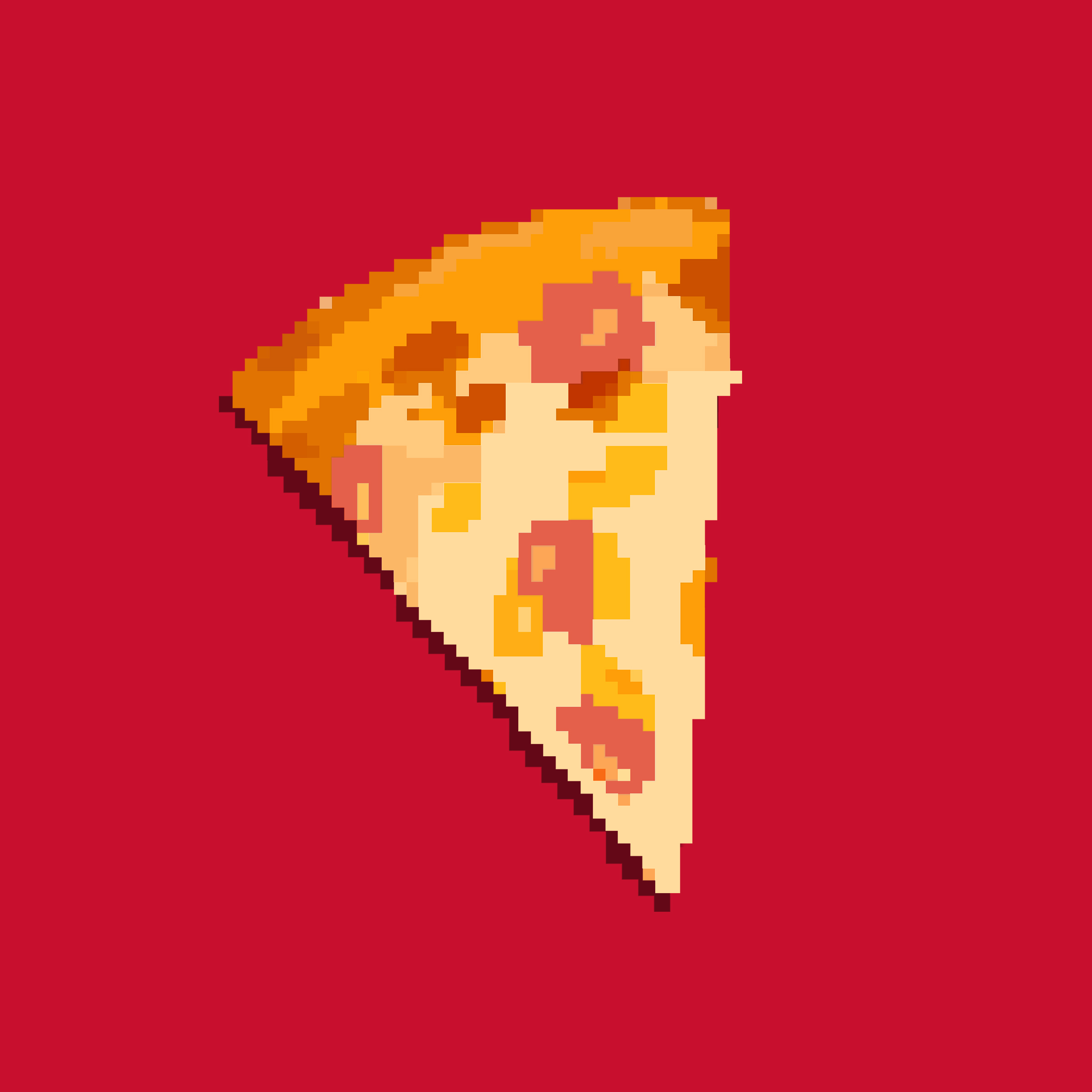 Pizza Hut Canada - Rarible Marketplace v1 - 1 Byte Favourites // Hawaiian (Red) // Edition 1 of 1  - NFT # 528789