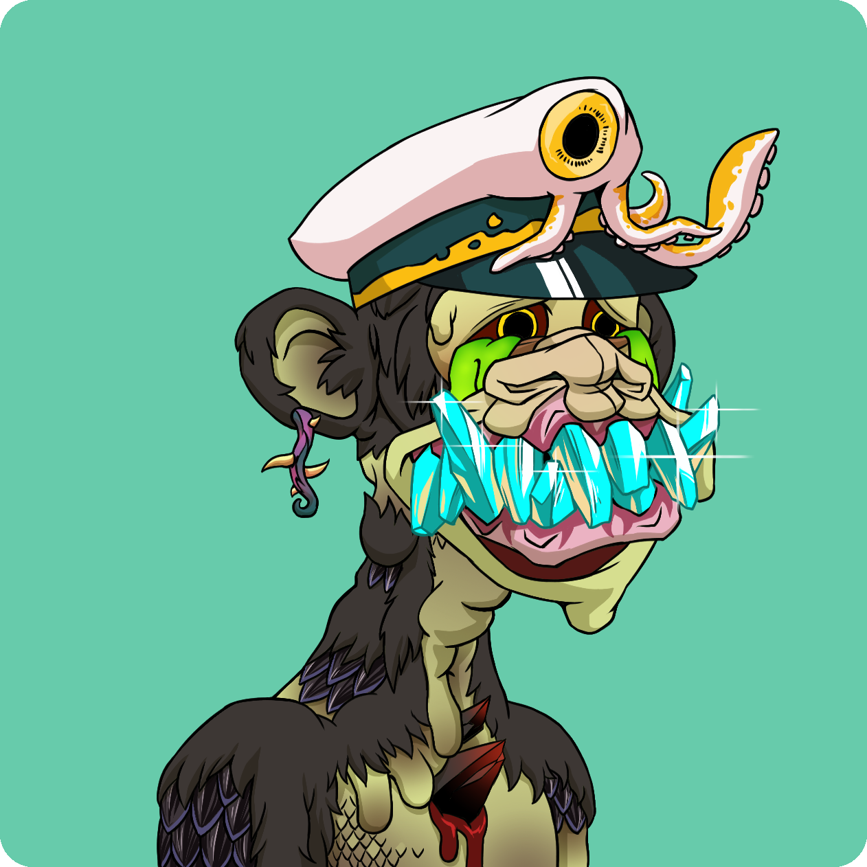 Yuga Labs - Mutant Ape Yacht Club - NFT # 6911